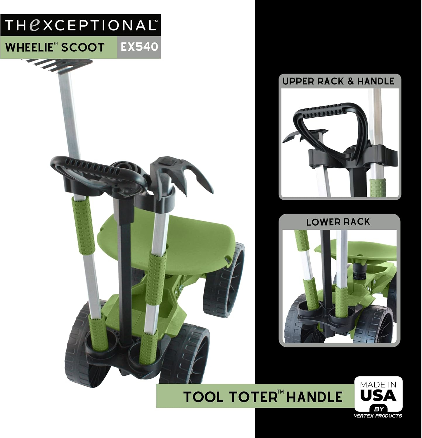 TheXceptional Adjustable Push & Pedal Ride-On, Polypropylene