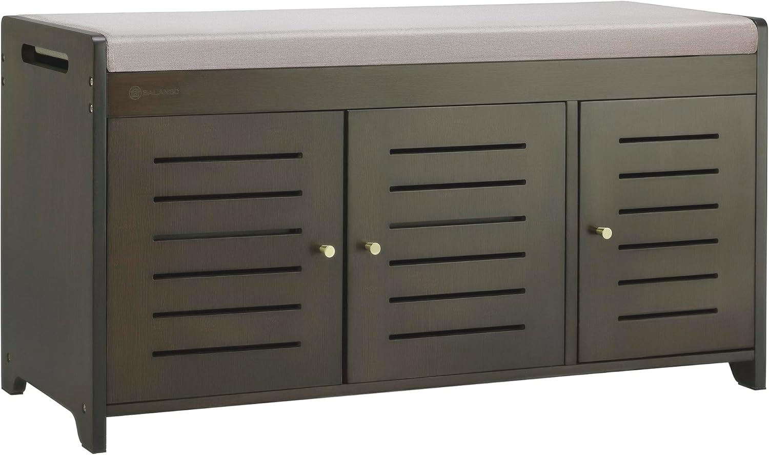 BALANBO Shoe Storage Bench, Bamboo Shoe Storage Organizer, Entryway Bench, for Entryway, Bedroom