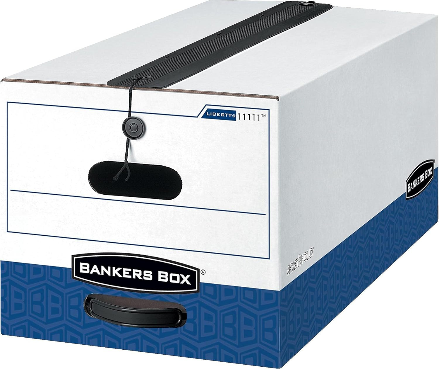 Bankers Box® Liberty Plus Storage Box, Letter, Paper, 12-1/4 x 24-1/8 x 10-3/4, WE/BE, 12/Ctn