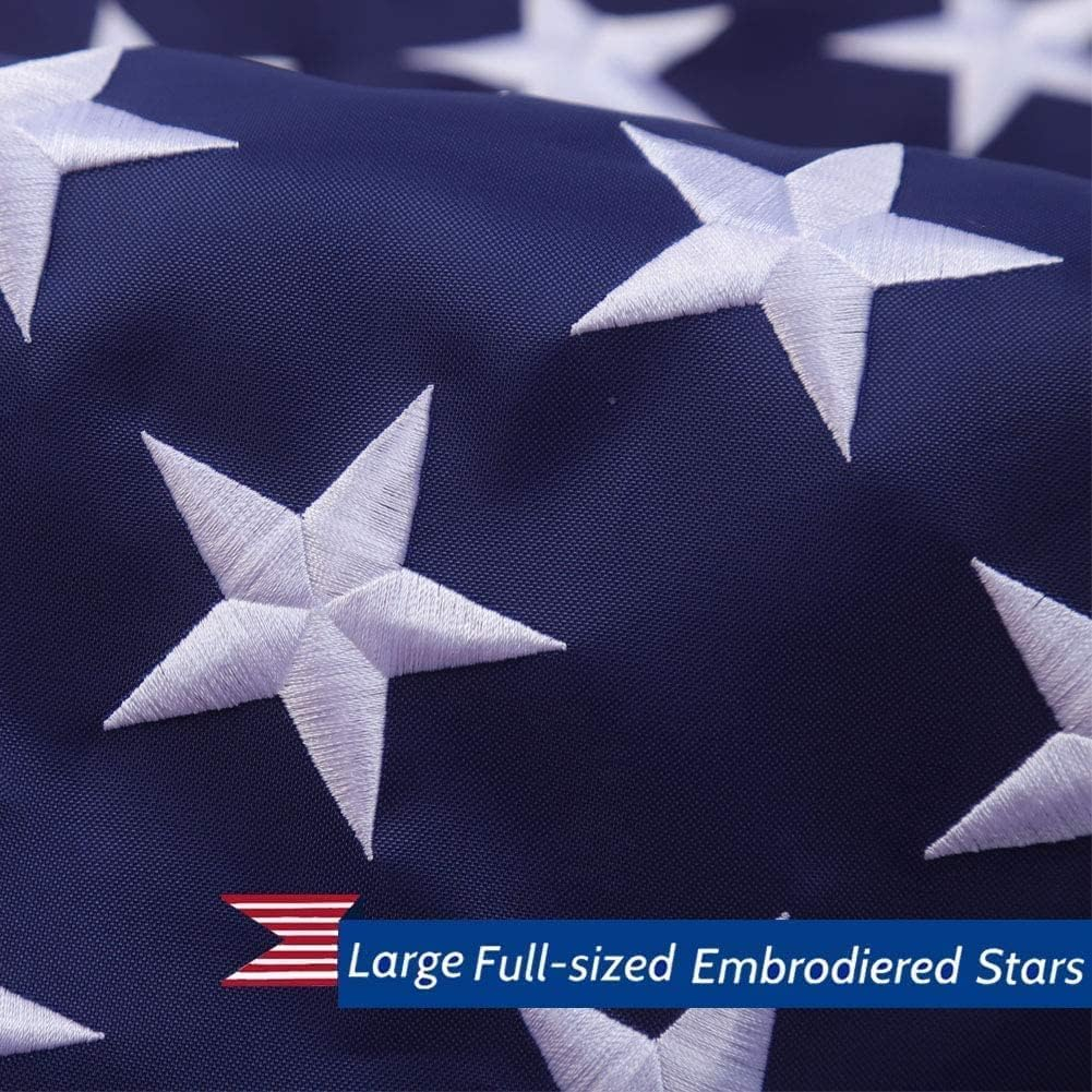 American Flag 3x5 FT Outdoor - American Flag Heavy Duty 3x5,All Weather Sewn Stripes Embroidered Stars…