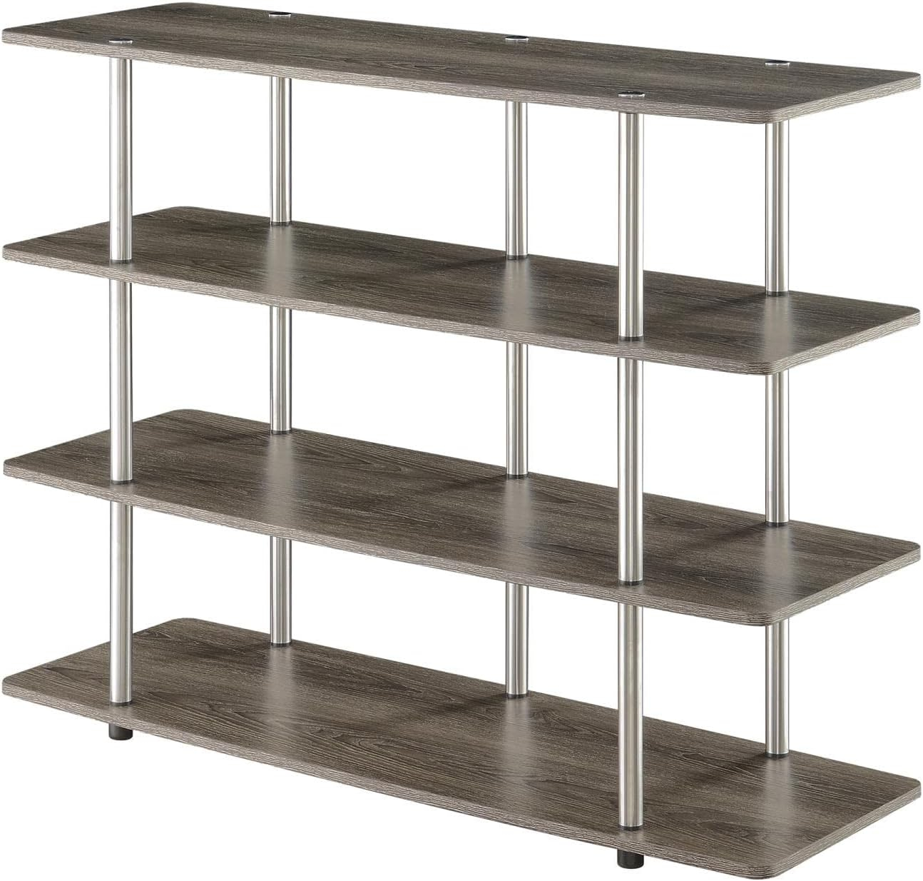 Convenience Concepts Designs2Go XL Highboy 4 Tier TV Stand, Multiple Finishes