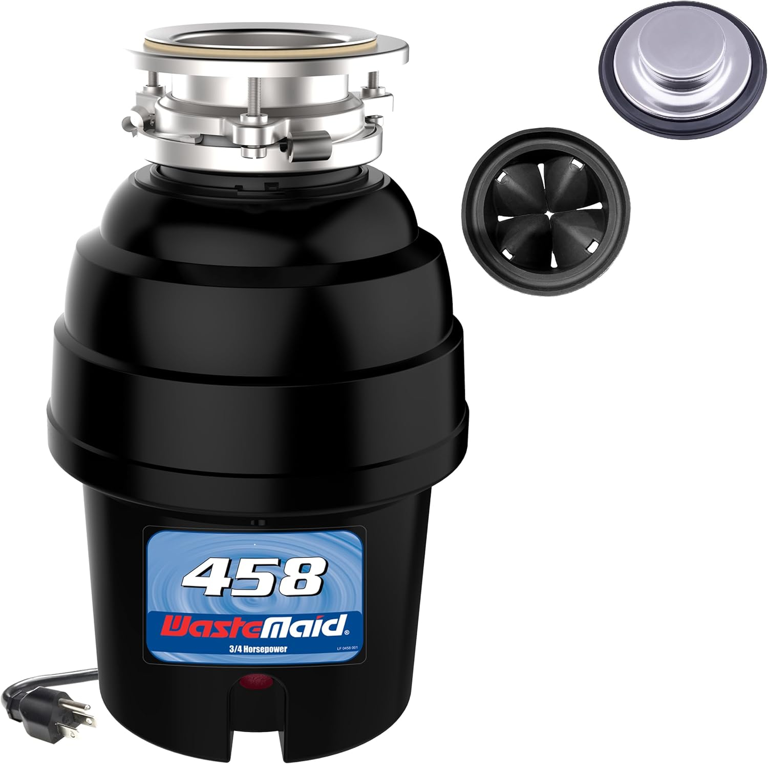 Waste Maid Deluxe 3/4 HP Continuous Feed Garbage Disposal 10-US-WM-458-3B