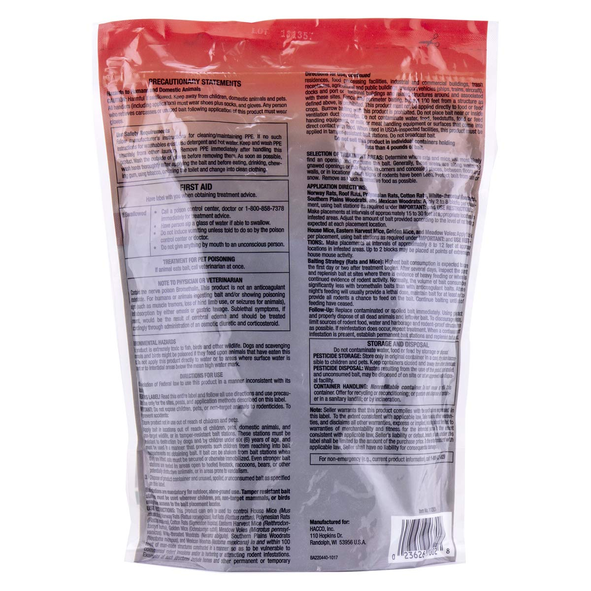 CyKill 4 lb Green Bromethalin Rodenticide Blocks