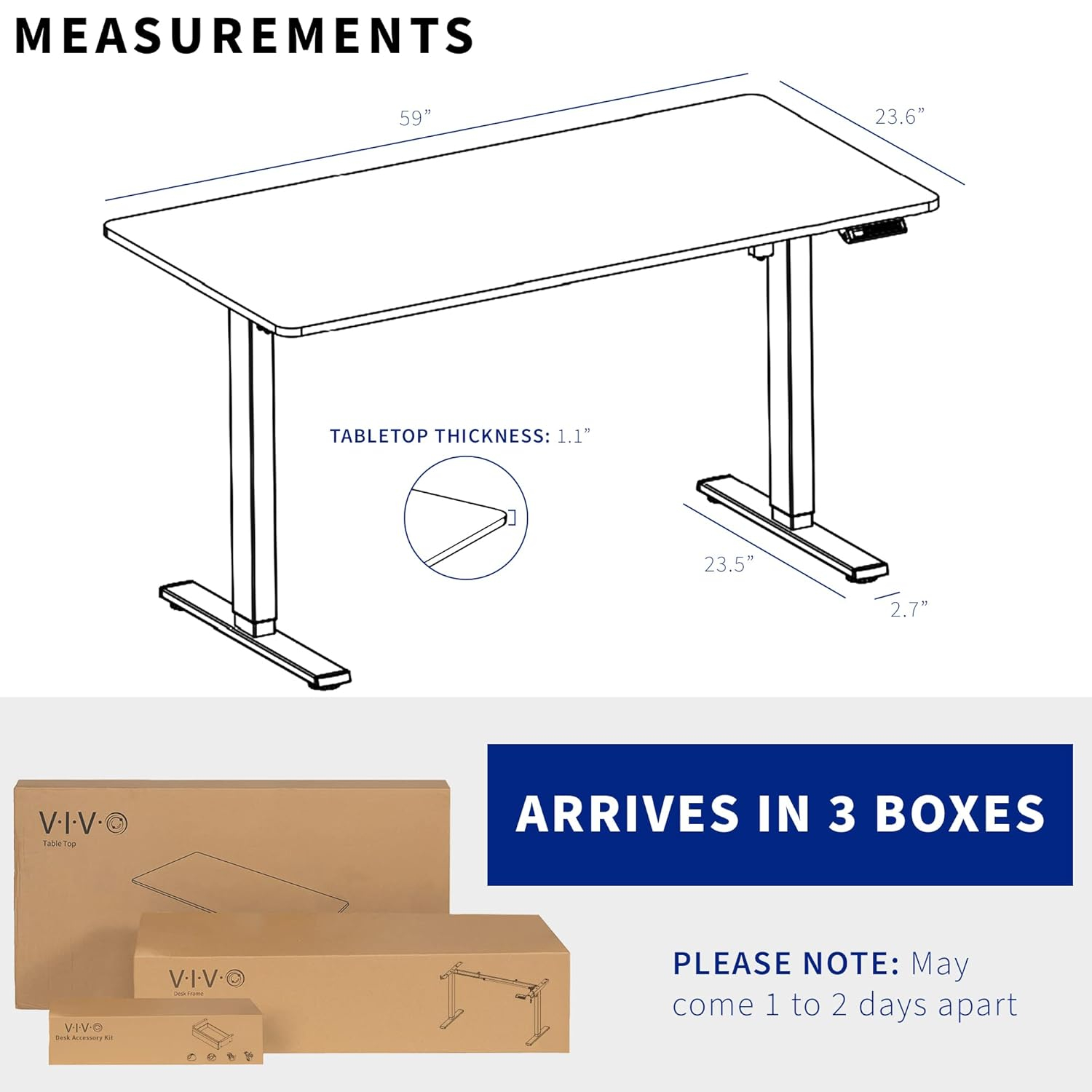 59'' Desk