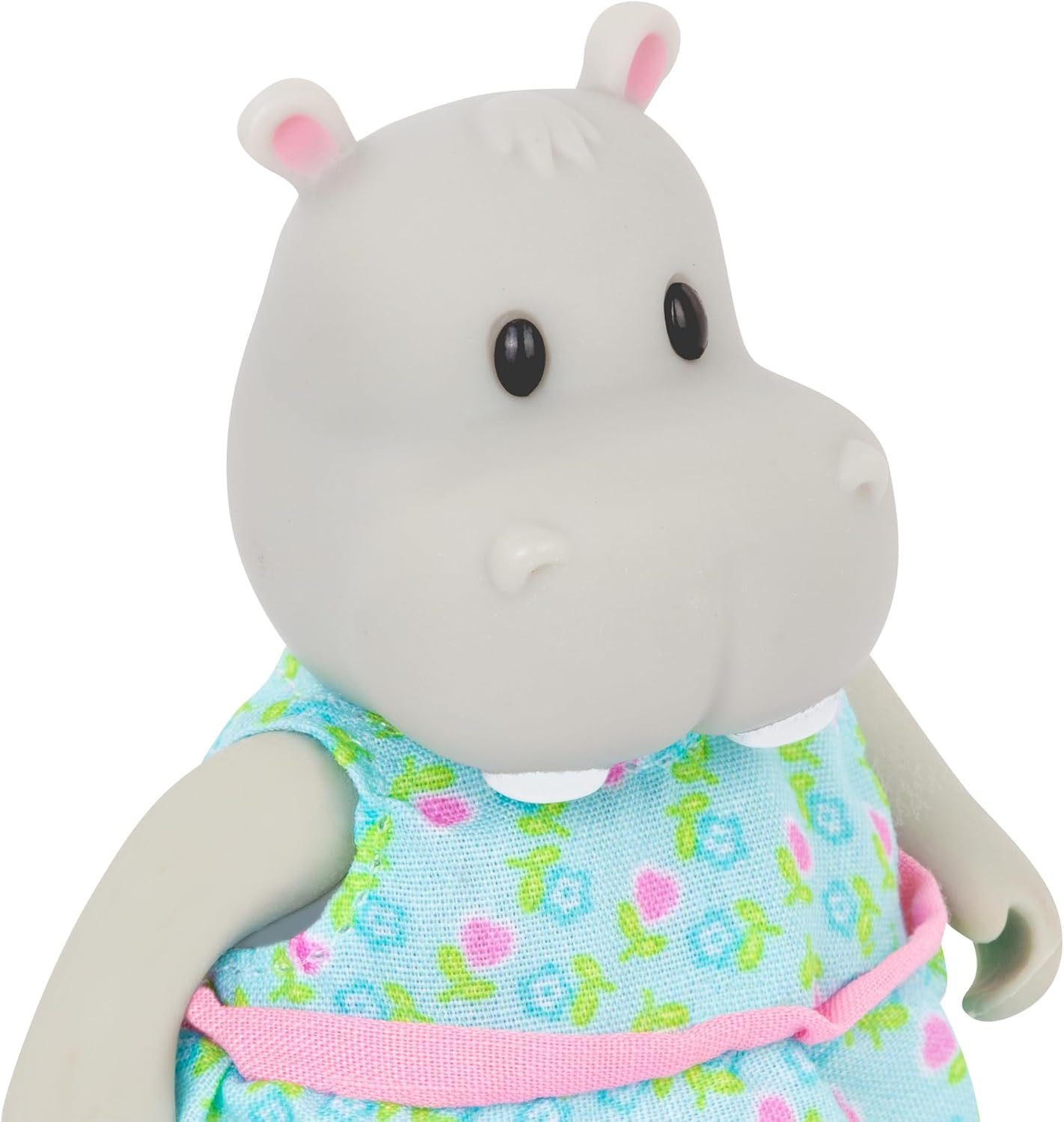 Li'l Woodzeez Miniature Animal Figurine Set - The River Dipper Hippo Family (62243463394): Adorable and Collectible Toy Set