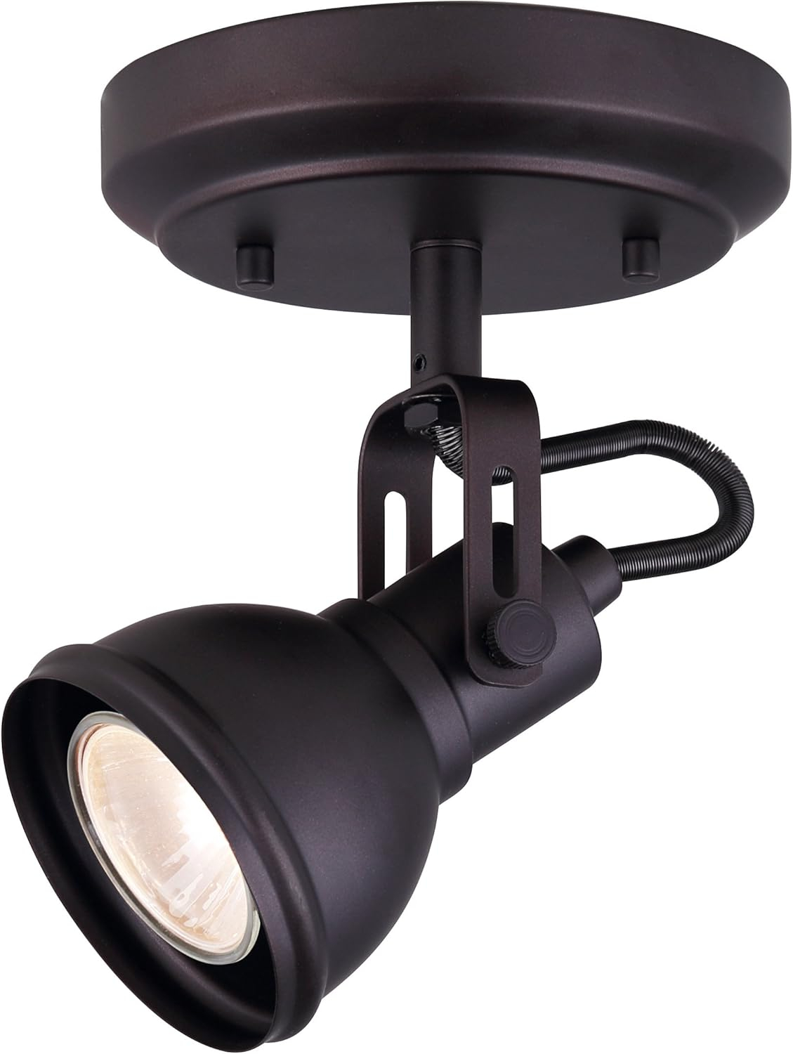 CANARM ICW622A01ORB10 LTD Polo 1 Light Ceiling/Wall, Oil Rubbed Bronze with Adjustable Head , Oil-rubbed Bronze