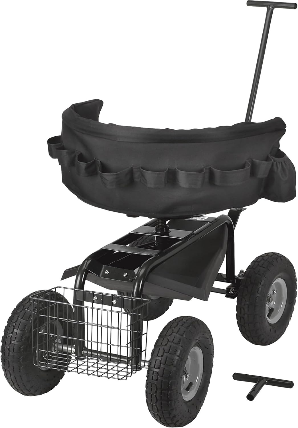 Strongway Deluxe Rolling Garden Seat with Easy Change Turnbars