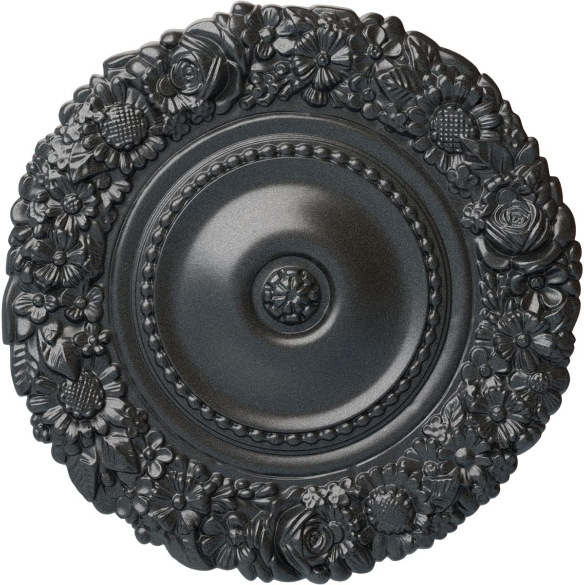 Ekena Millwork 21"OD x 2"P Marseille Ceiling Medallion (Fits Canopies up to 7 3/8")