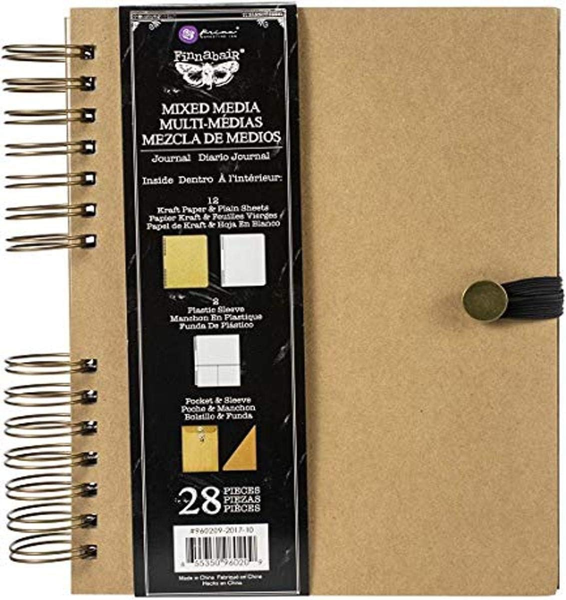 Prima Marketing Spiral Bound Mixed Media Art Journal-7.5"X9.5"