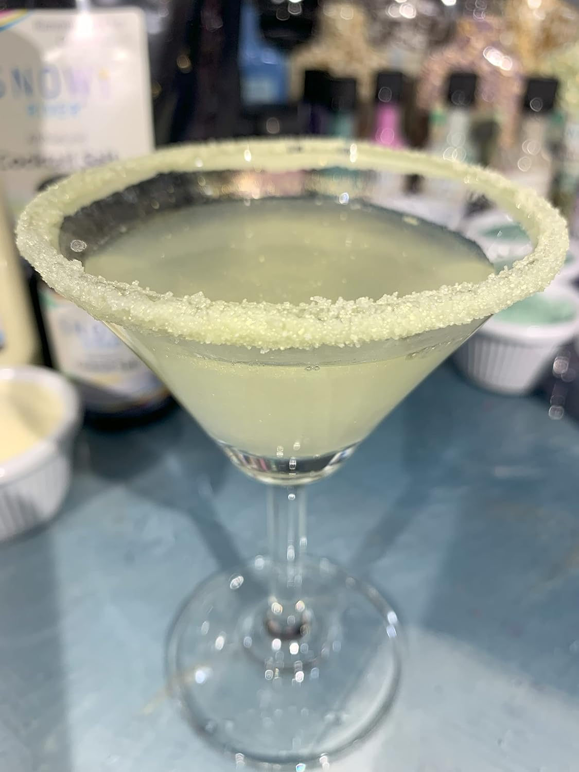 Snowy River Gold Cocktail Salt - Naturally Colored Margarita Salt, Margarita Rimmer, Beverage Rimmer, Cocktail Garnish, Decorative Cocktail Salt, Kosher - Gold Salt (8oz Bag)