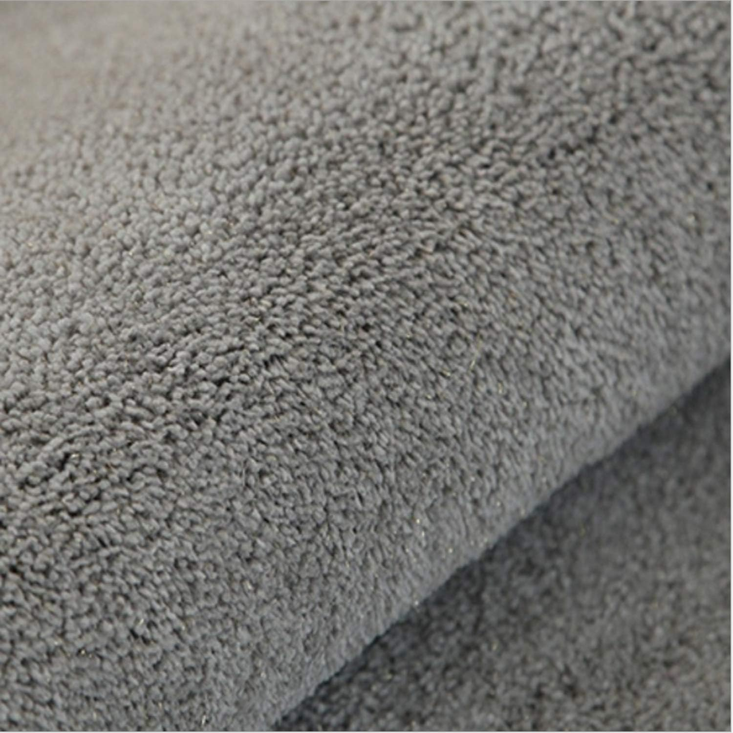 WPM'S Incredibly Soft and Absorbent Memory Foam Bath Mat, 17 By 24-inch (Grey)