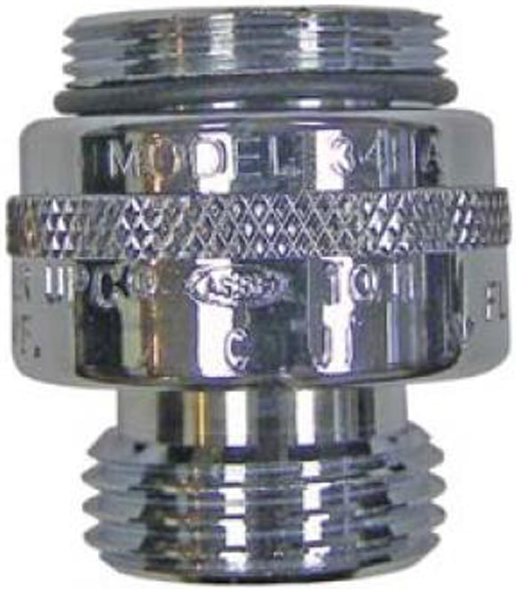 Chrome Brass Single-Check Vacuum Breaker for Hose Connections