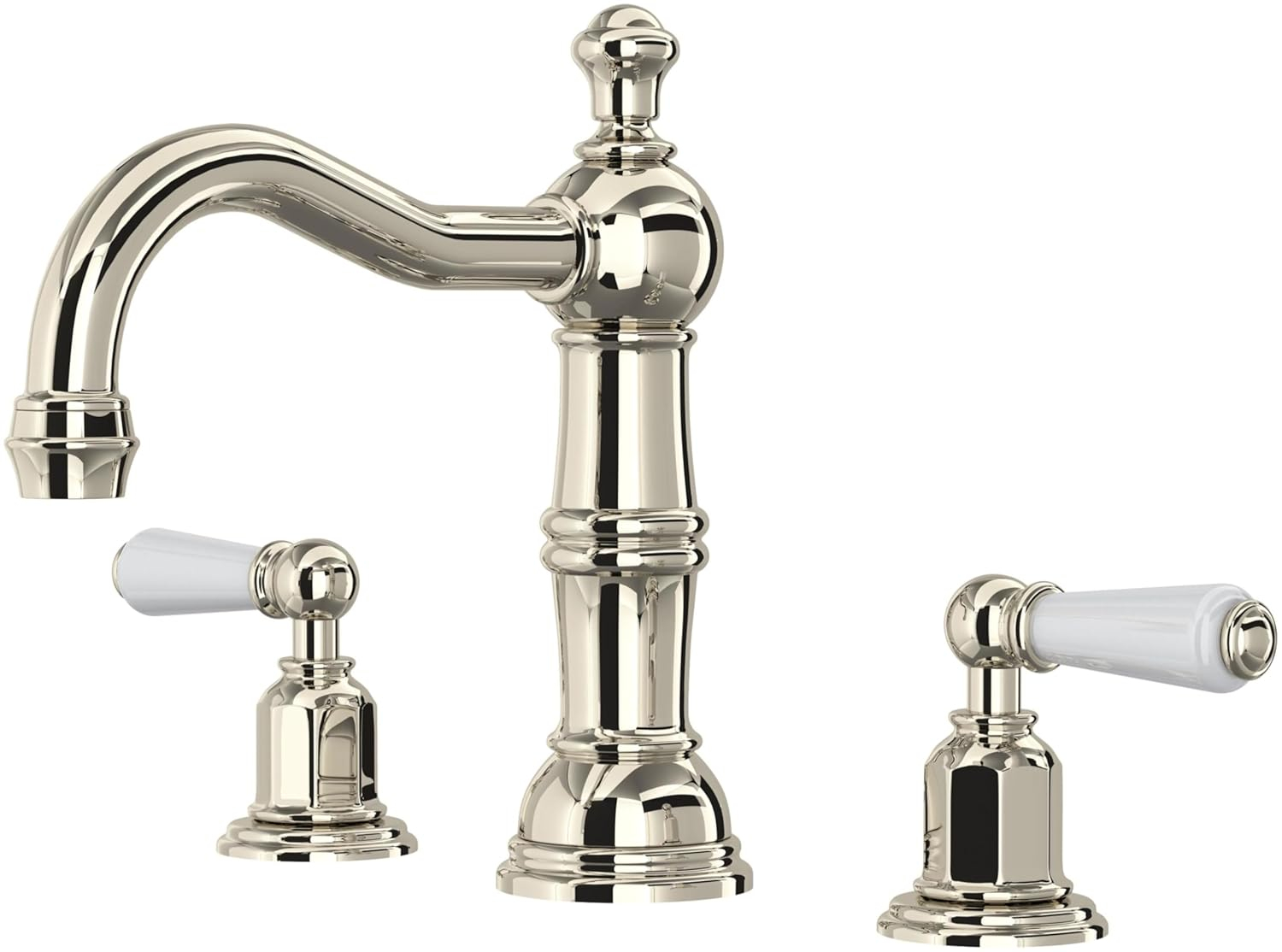 Edwardian Widespread Lavatory Faucet With Column Spout