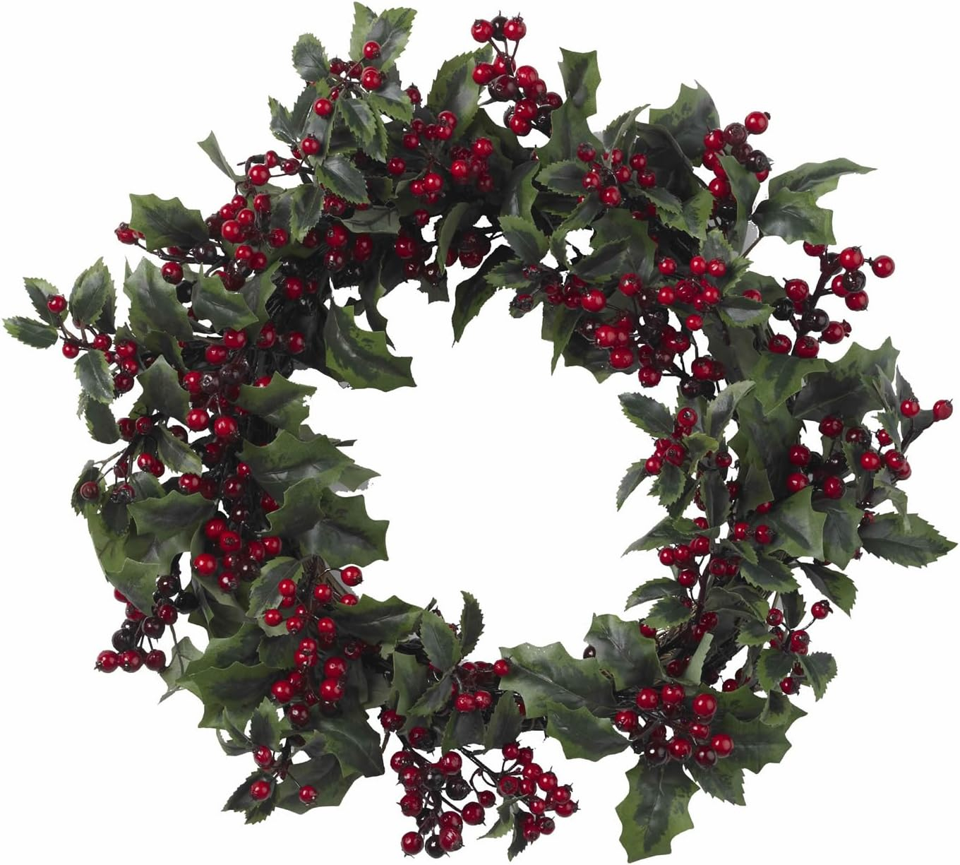 24" Holly Berry Wreath