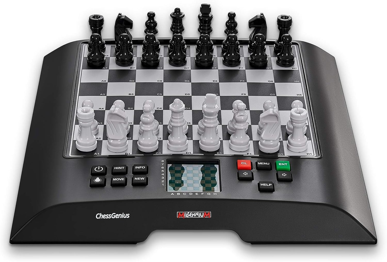 Millennium Chess M816 Chess Genius Electronic Chess Board - Black
