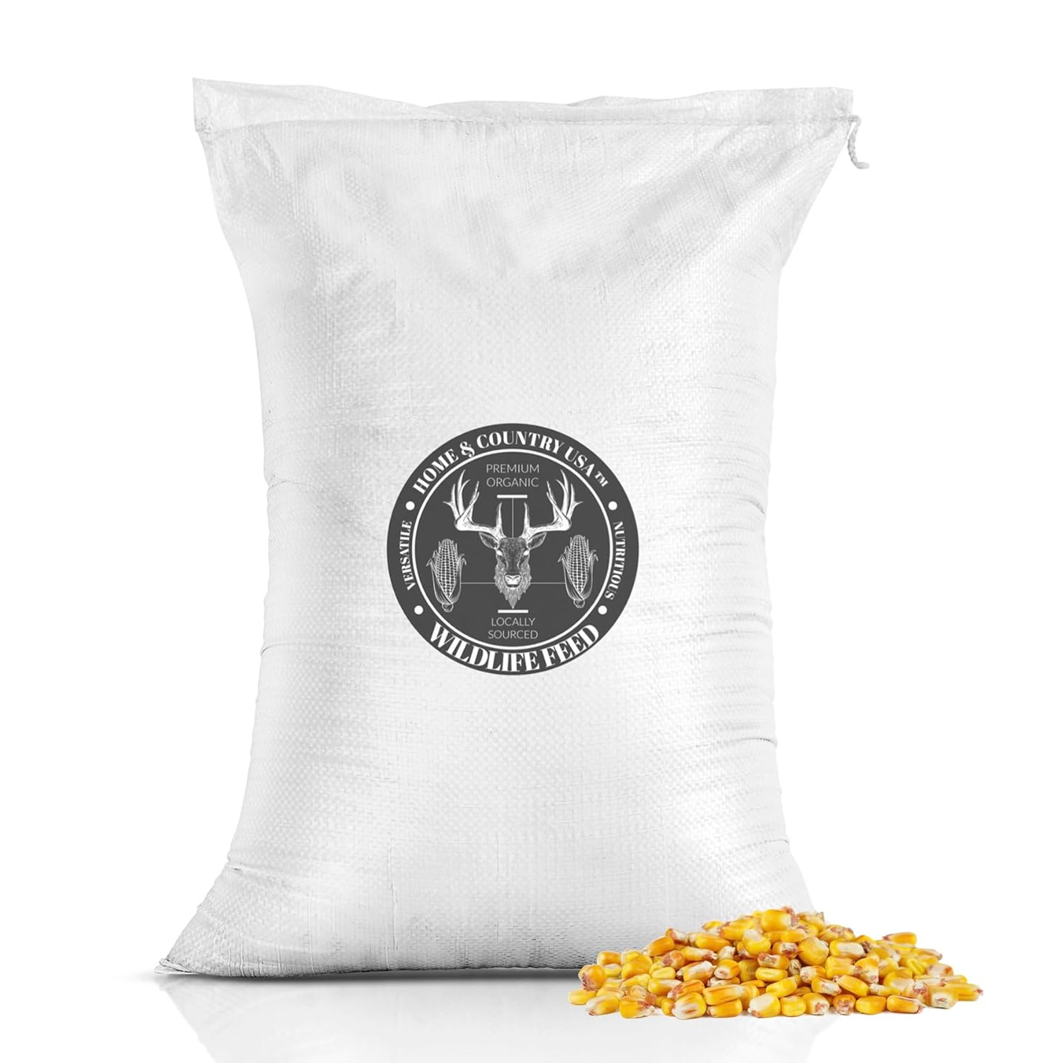 Whole Corn Kernels 10 lb Bag for Wildlife Feed