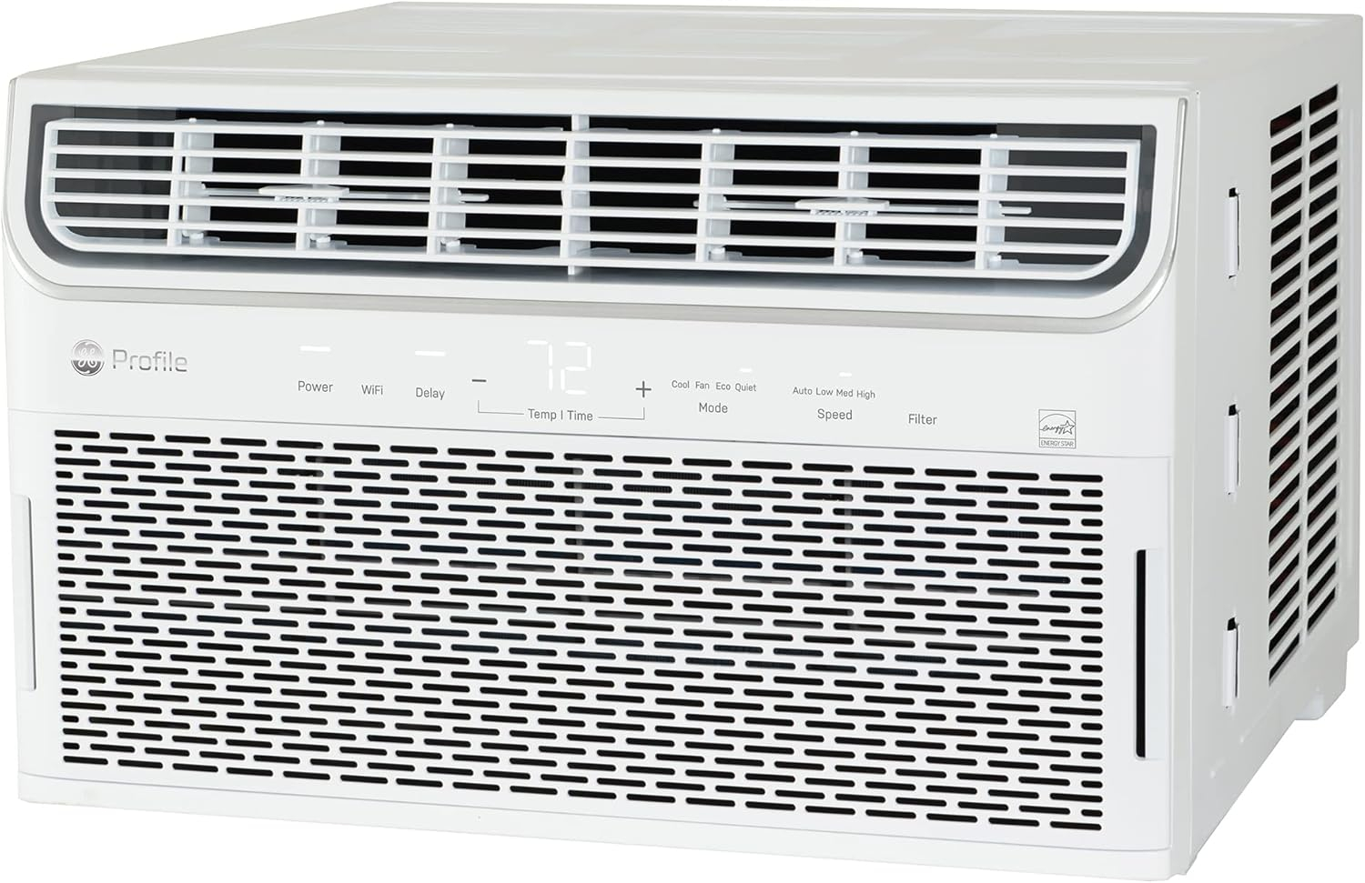 GE 12,000 BTU 110V Smart Window-Mounted Air Conditioner with Wi-Fi