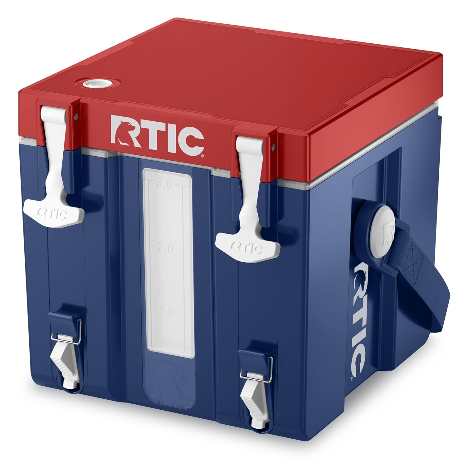 RTIC Halftime Water Cooler, 3 Gallon Hard-Sided Water Cooler, Patriot