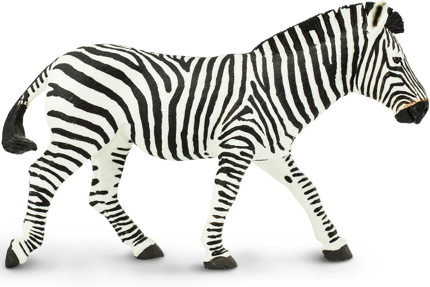 Safari Ltd. Zebra Figurine - Realistic 5.85" Figure - Educational Toy for Boys, Girls & Kids Ages 1+