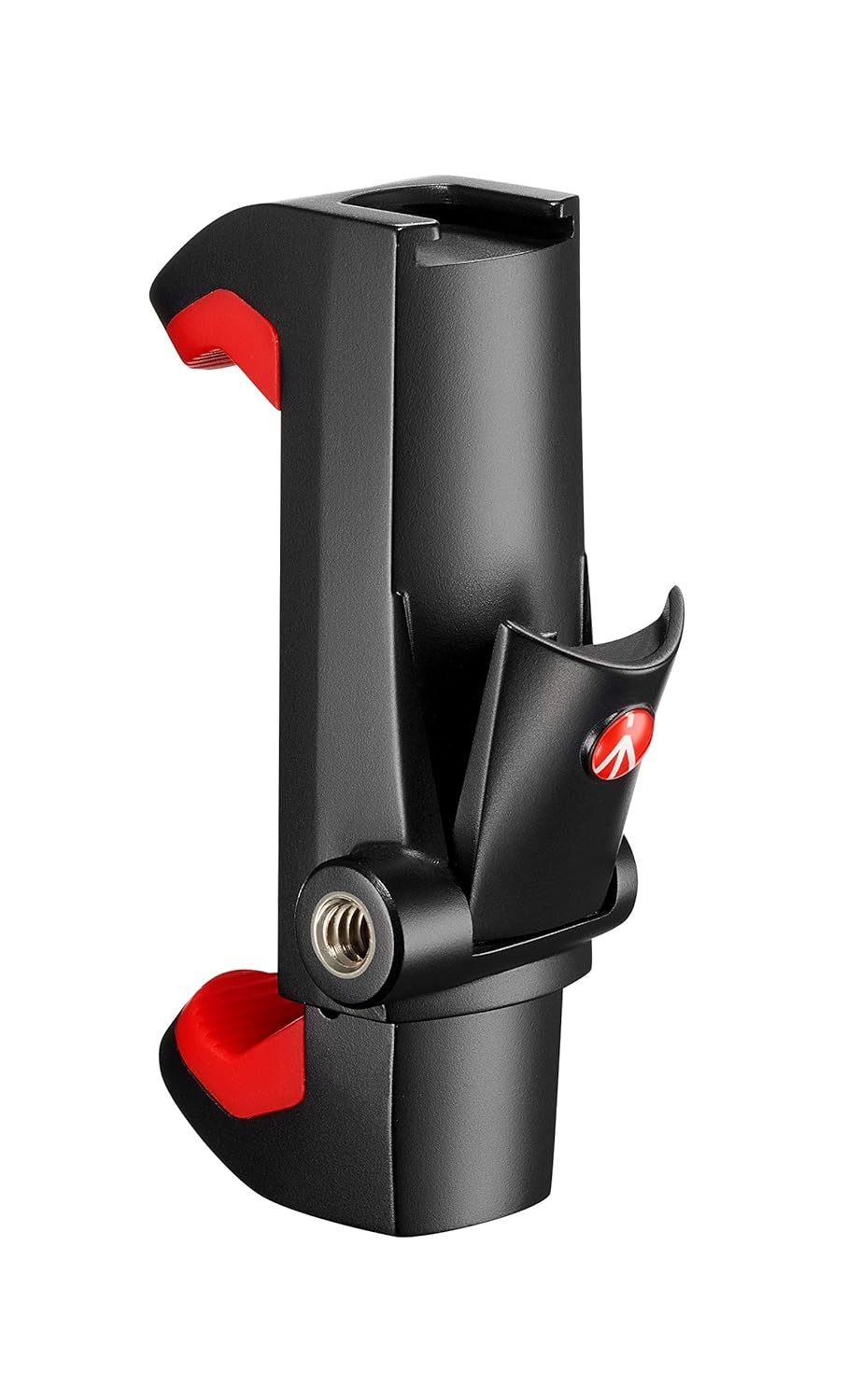 Manfrotto Universal Smartphone Clamp, Pro Version (MCPIXI), for Mini Camera Tripod, Table Tripod,Compact Tripod, Vlogging, Black