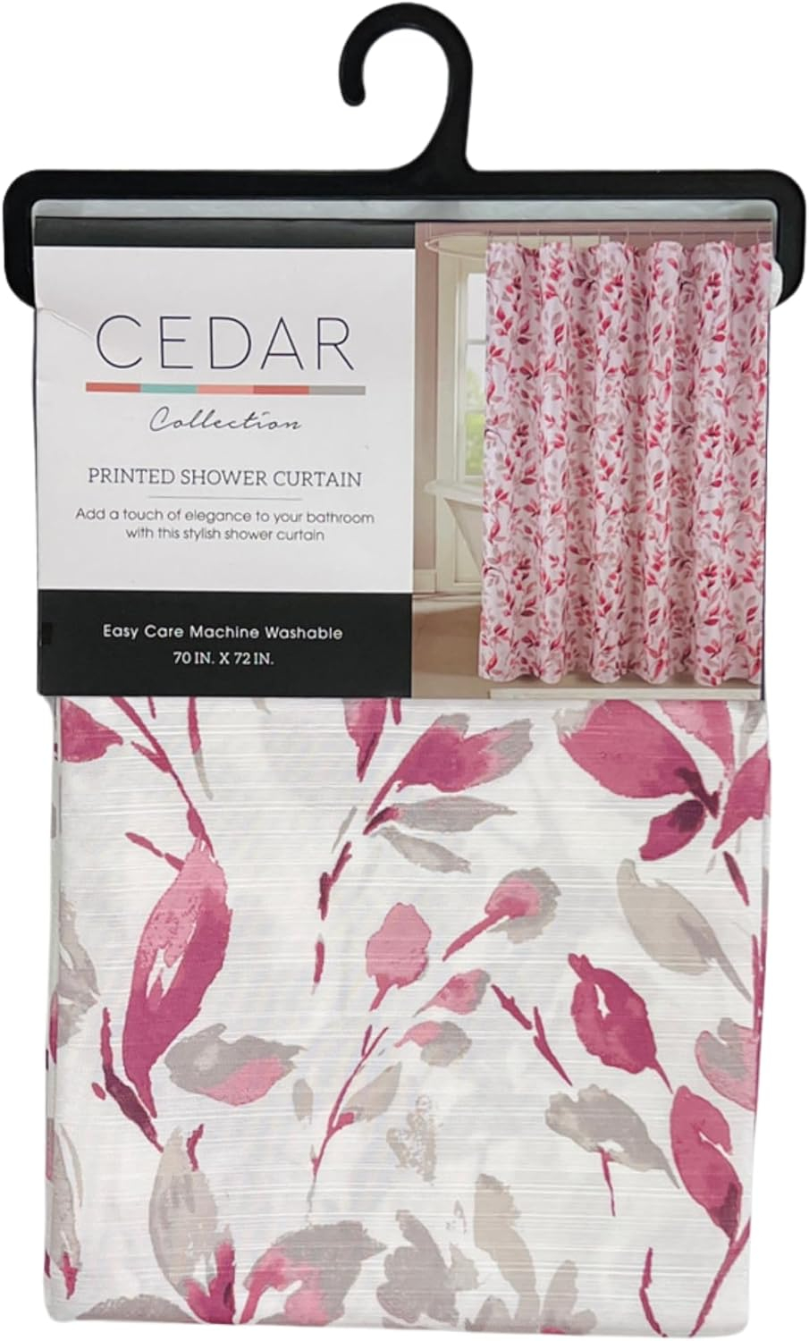Cedar Flowers Palms Seashells Shower Curtain Collection Mikayla