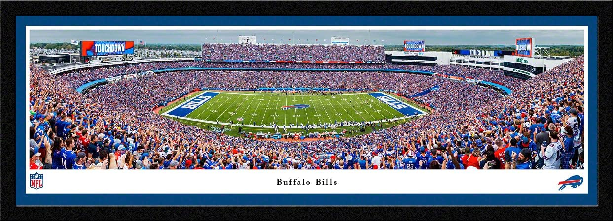 Pittsburgh Steelers Panoramic Framed Sports Poster with Single Mat