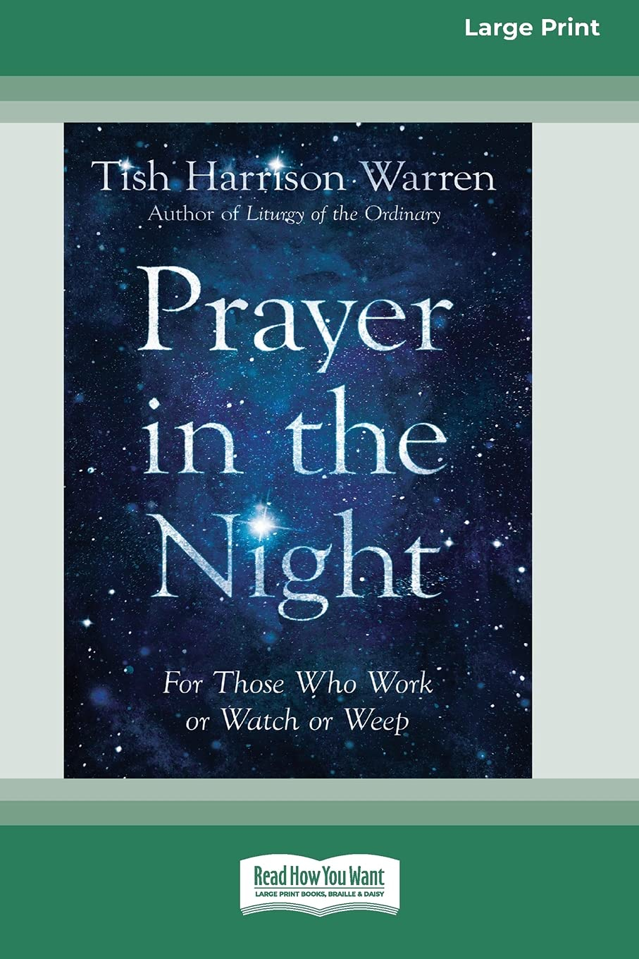 Prayer in the Night Large Print Edition Blue Cover