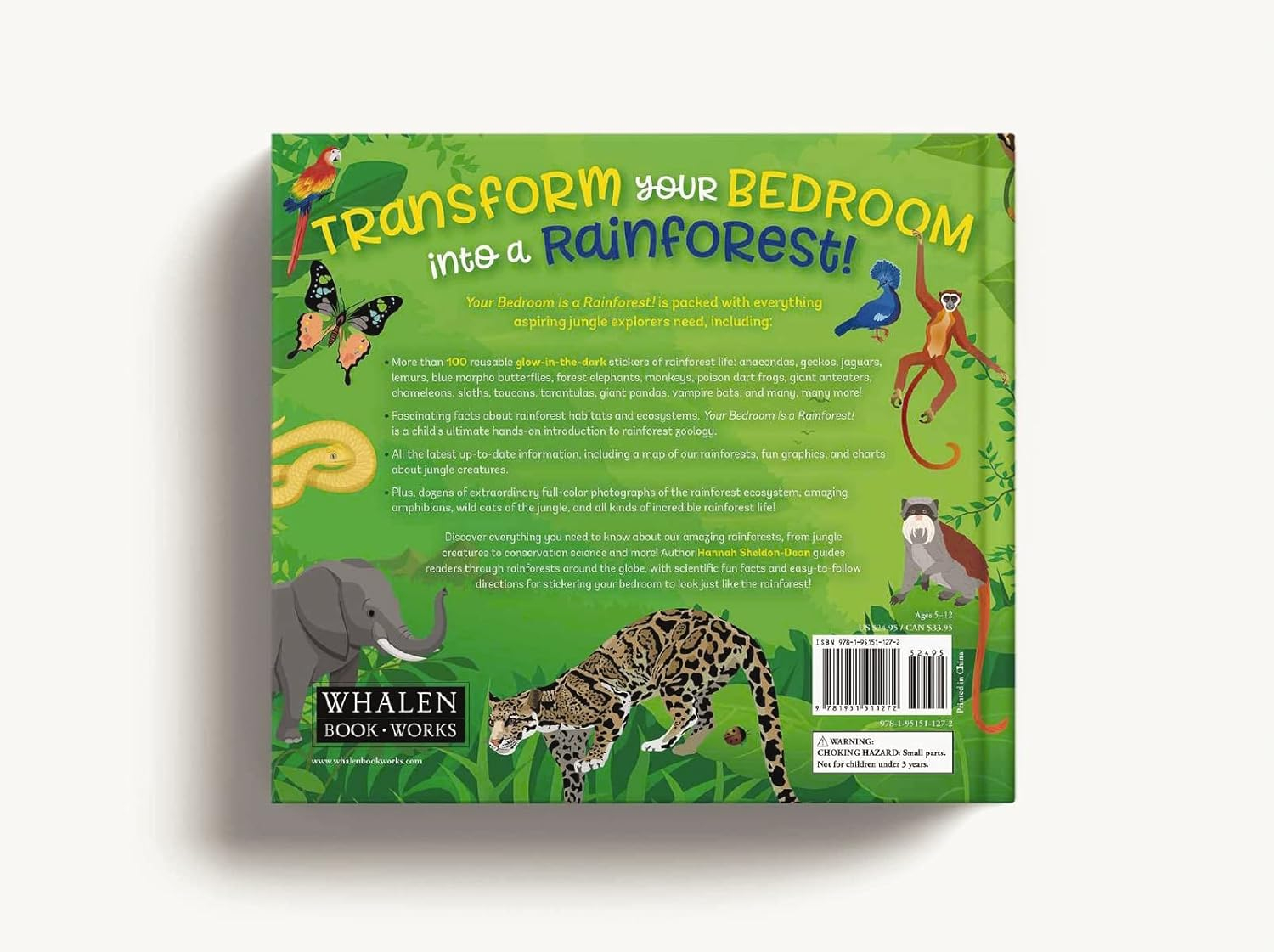 Your Bedroom is a Rainforest! Glow-in-the-Dark Animal Stickers Book
