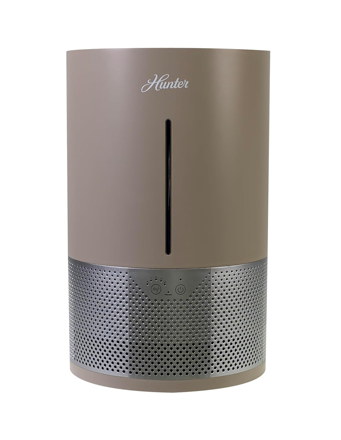 HHE150 Hunter Aspire 4.8L Evaporative Humidifier with PermaWick Filter (4.8L) - Remove Contaminants & White Dust for Clean Mist & Air – Medium Humidifier for Home, Bedroom, or Dorm - Taupe