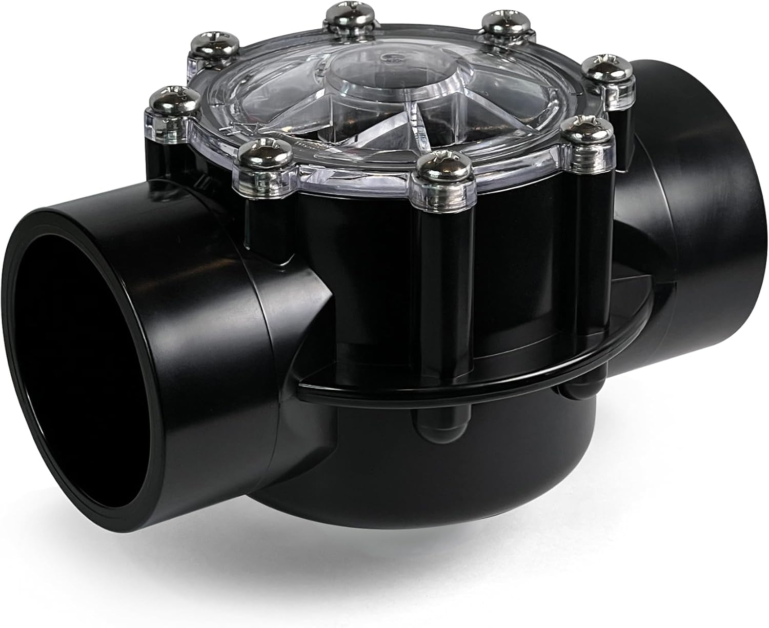 FibroPool Swimming Pool Check Valve - 2 Inch - 2 Way - Positive Seal & Non Lube Replacement Valve for Pools and Spas