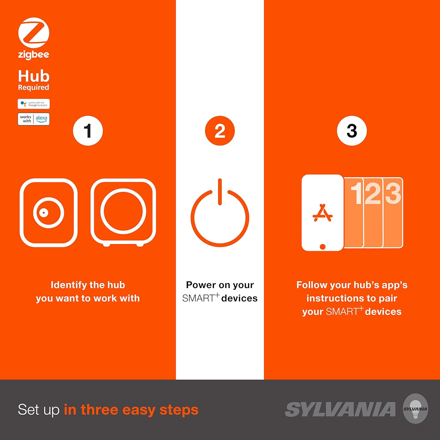 Sylvania SMART+ A19 Smart Light Bulb, 60W Color LED, 1-Pack