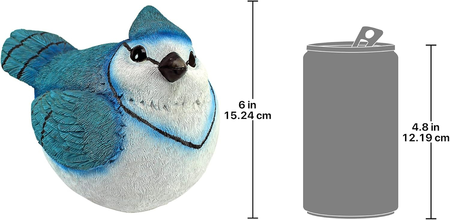 Design Toscano Blue Jay Burly Bird Statue