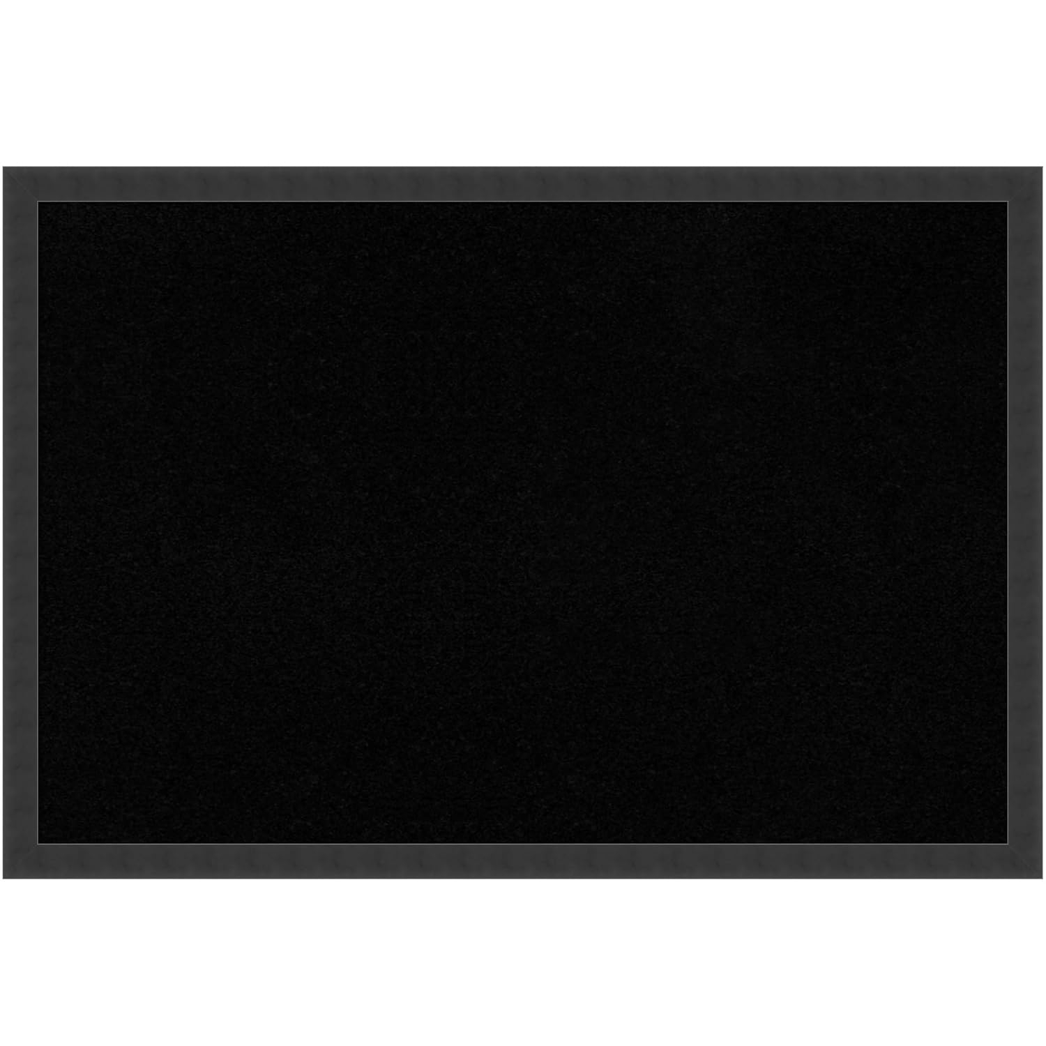 Amanti Art Black Cork Board for Wall, 26x38 Vision Board with Black Wood Frame, Large Corkboard Office Decor for Home Organization, Modern Contemporary Corkboard Pinboard to display items for home