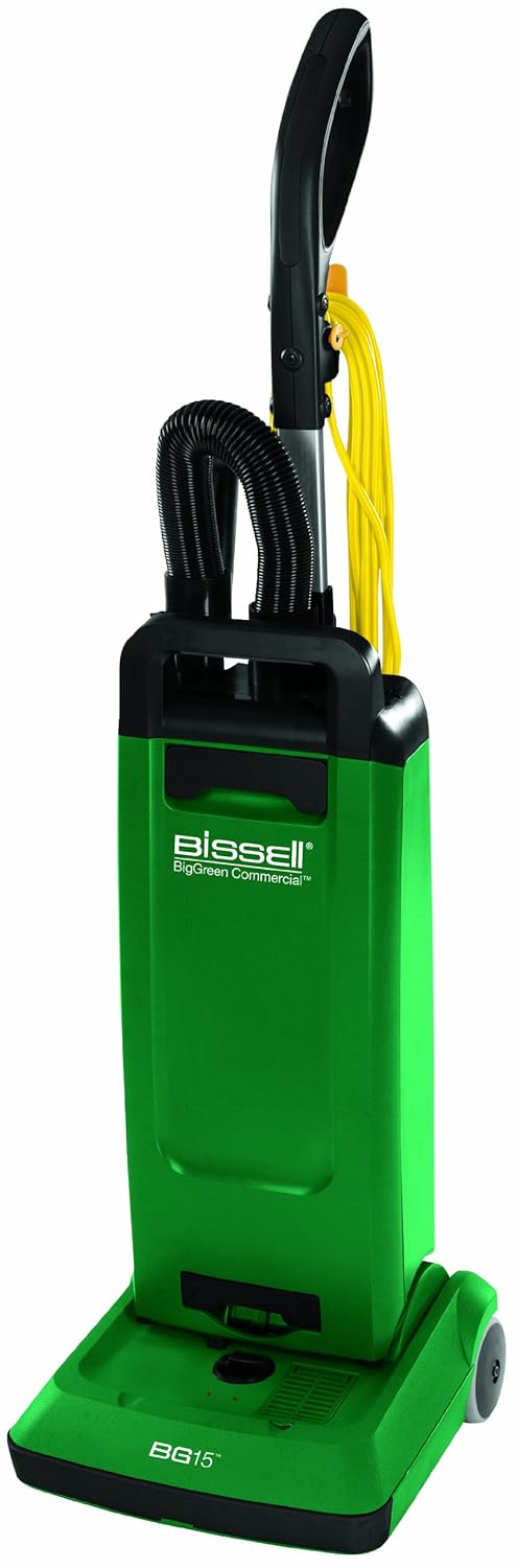 Bissell Commercial Upright Vacuum,105 cfm,12" CleaningPath BGUPRO12T