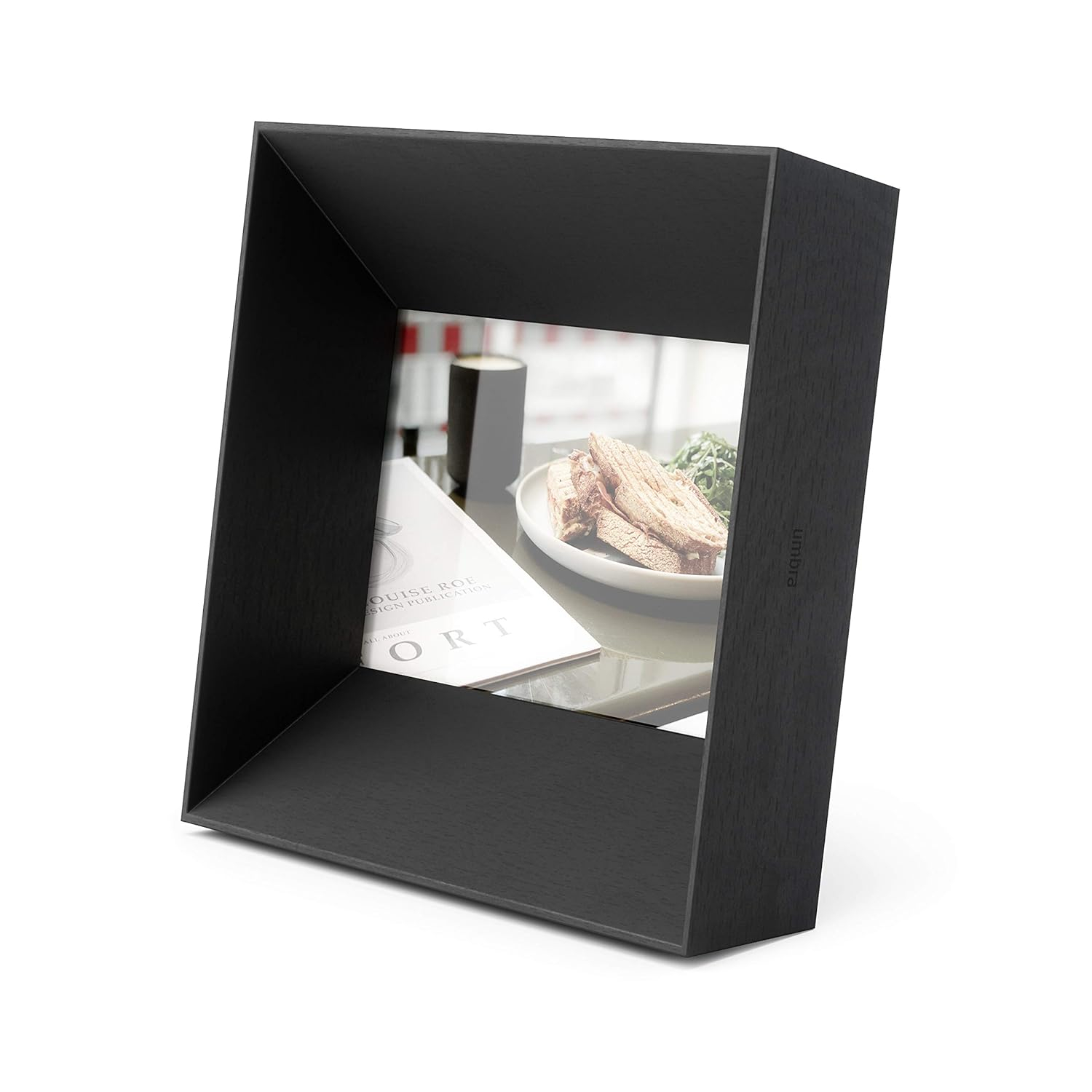 Classic Black Wood 4x6 Tabletop and Wall Mount Frame