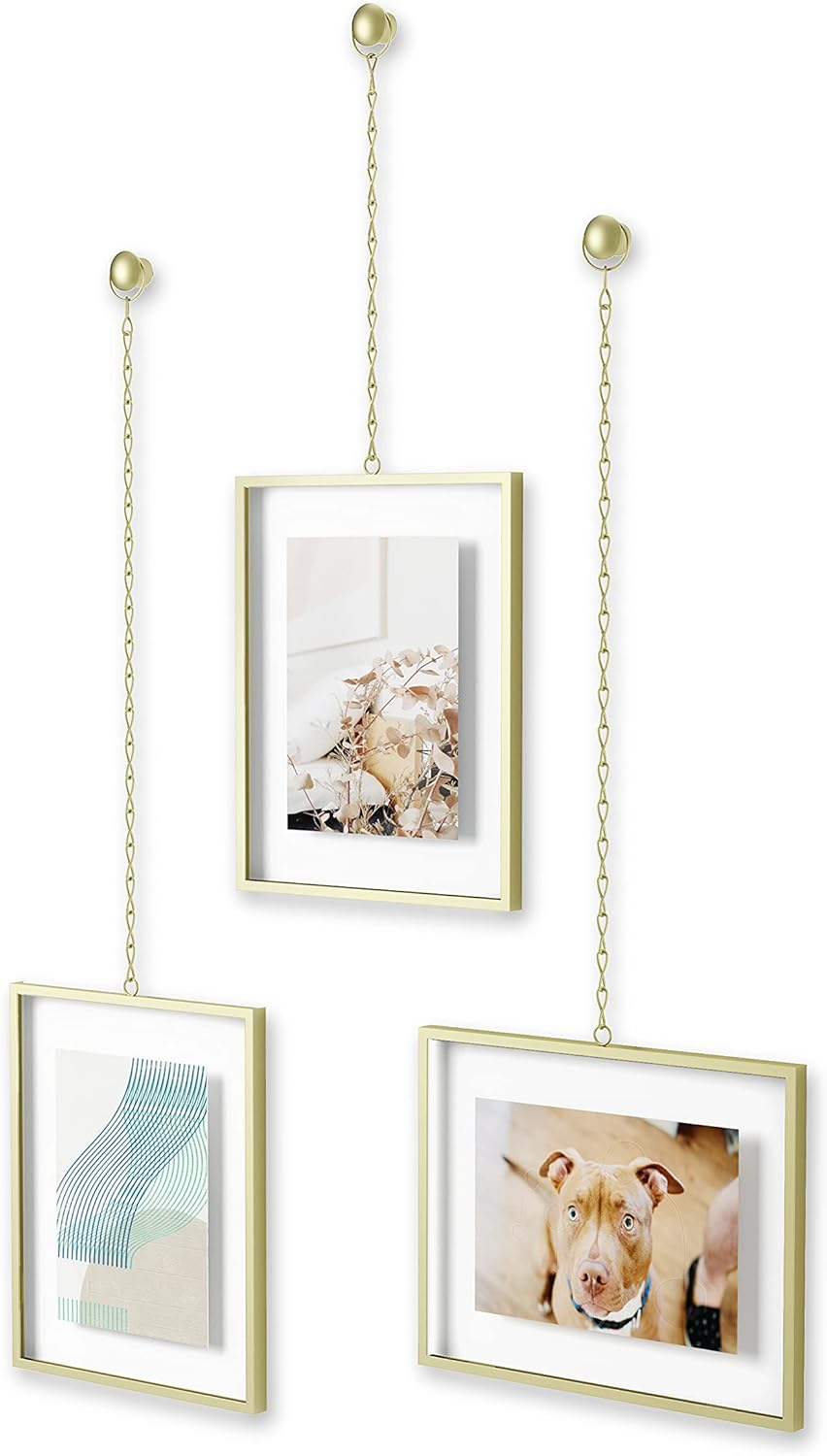 Umbra Fotochain 8x10 Picture Frame, 5" x 7", Set of 3