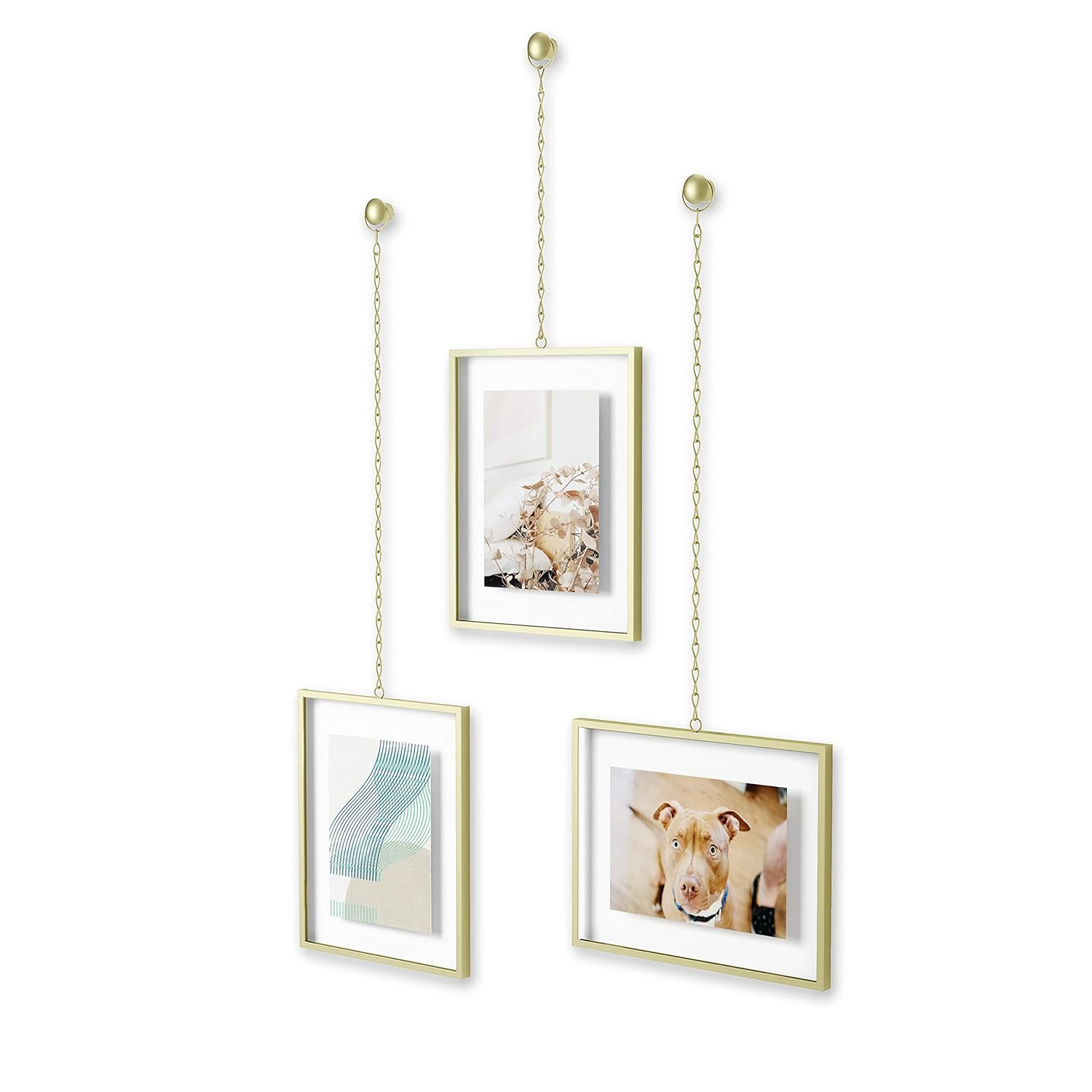 Umbra Fotochain 8x10 Picture Frame, 5" x 7", Set of 3