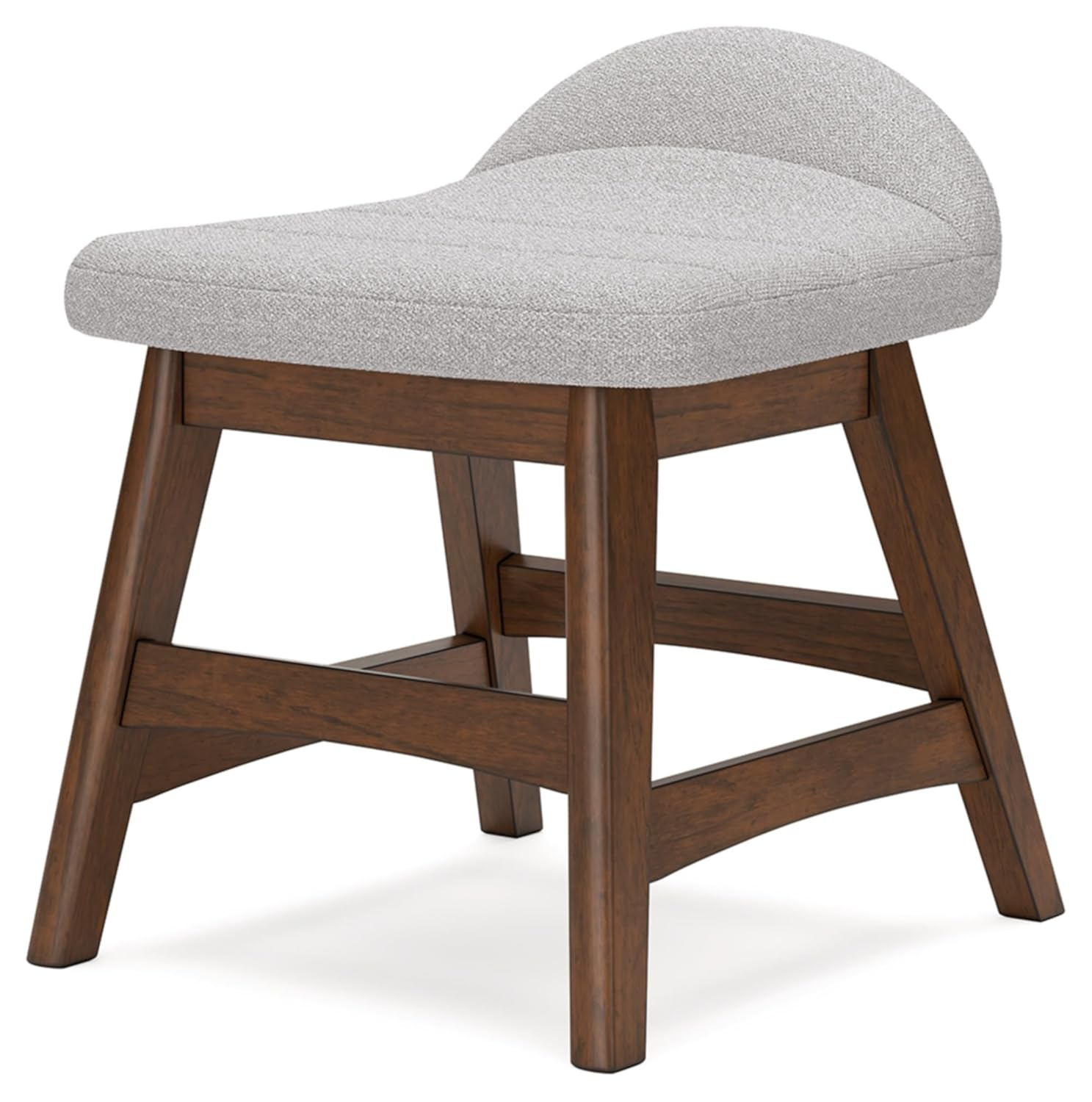 Signature Design by Ashley Lyncott Home Office Desk Chair, Light Gray/Brown