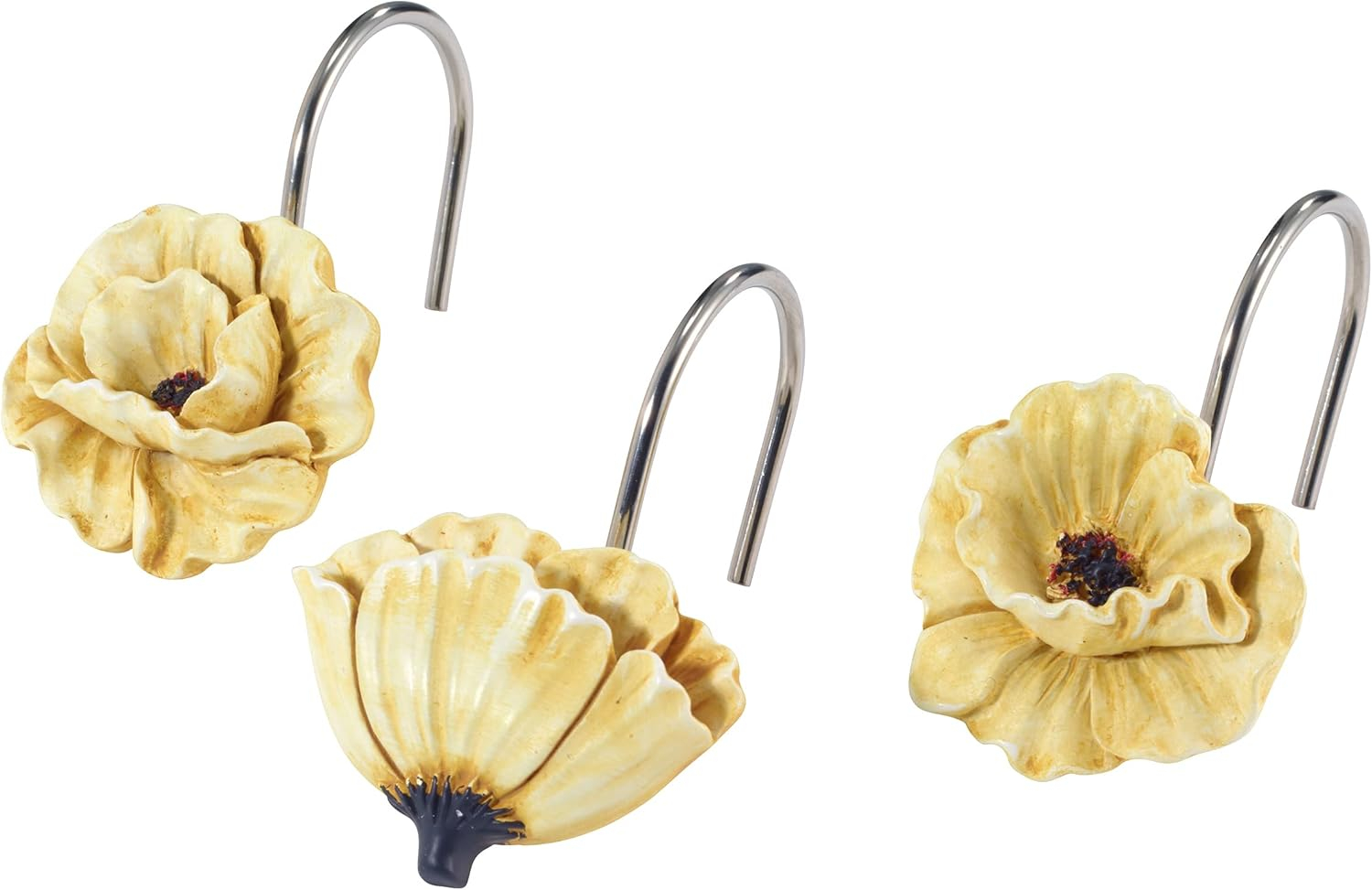Avanti Linens  Marielle Shower Hooks - Yellow