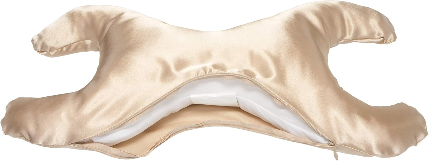 Original Save My Face LPPSATCH La Petite Pillow - Satin- Champagne