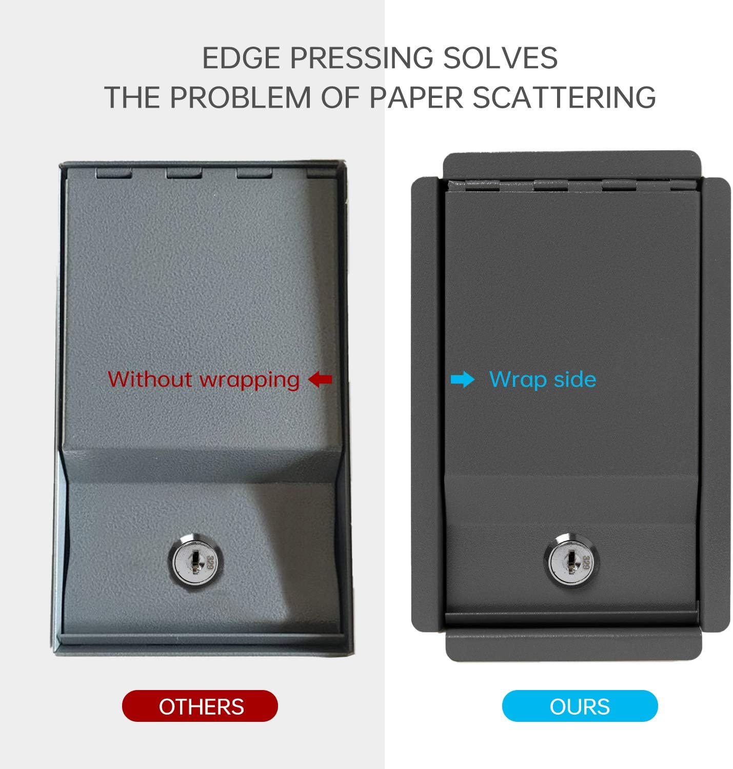 Chinoiserie Diversion Book Safe Storage Box (Size 8.7"×6"×2") With Security Key Lock, Chinese style Ornaments Secret Hidden Safe (The Art of War - Key Lock)