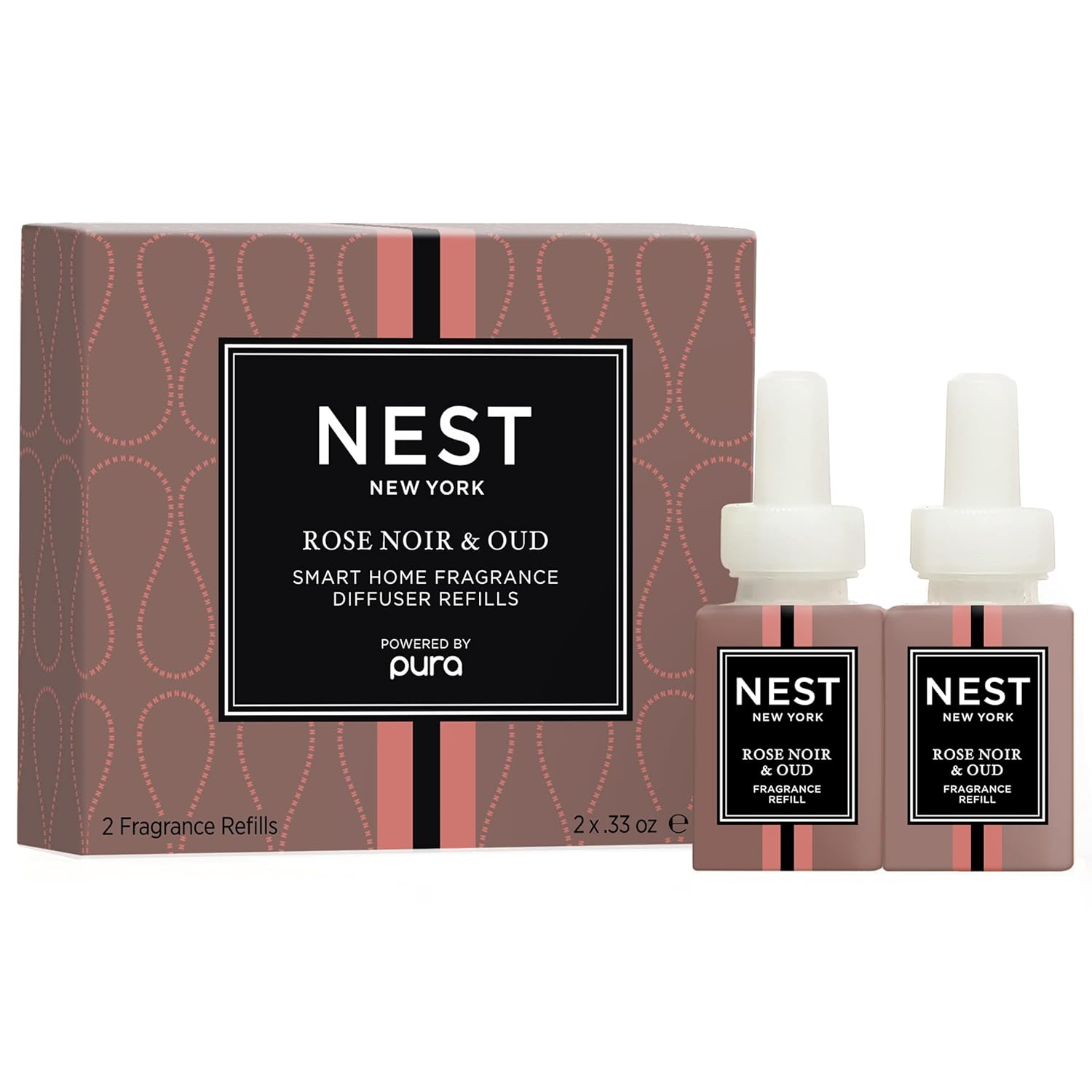 Rose Noir & Oud Smart Home Fragrance Diffuser Refill Set