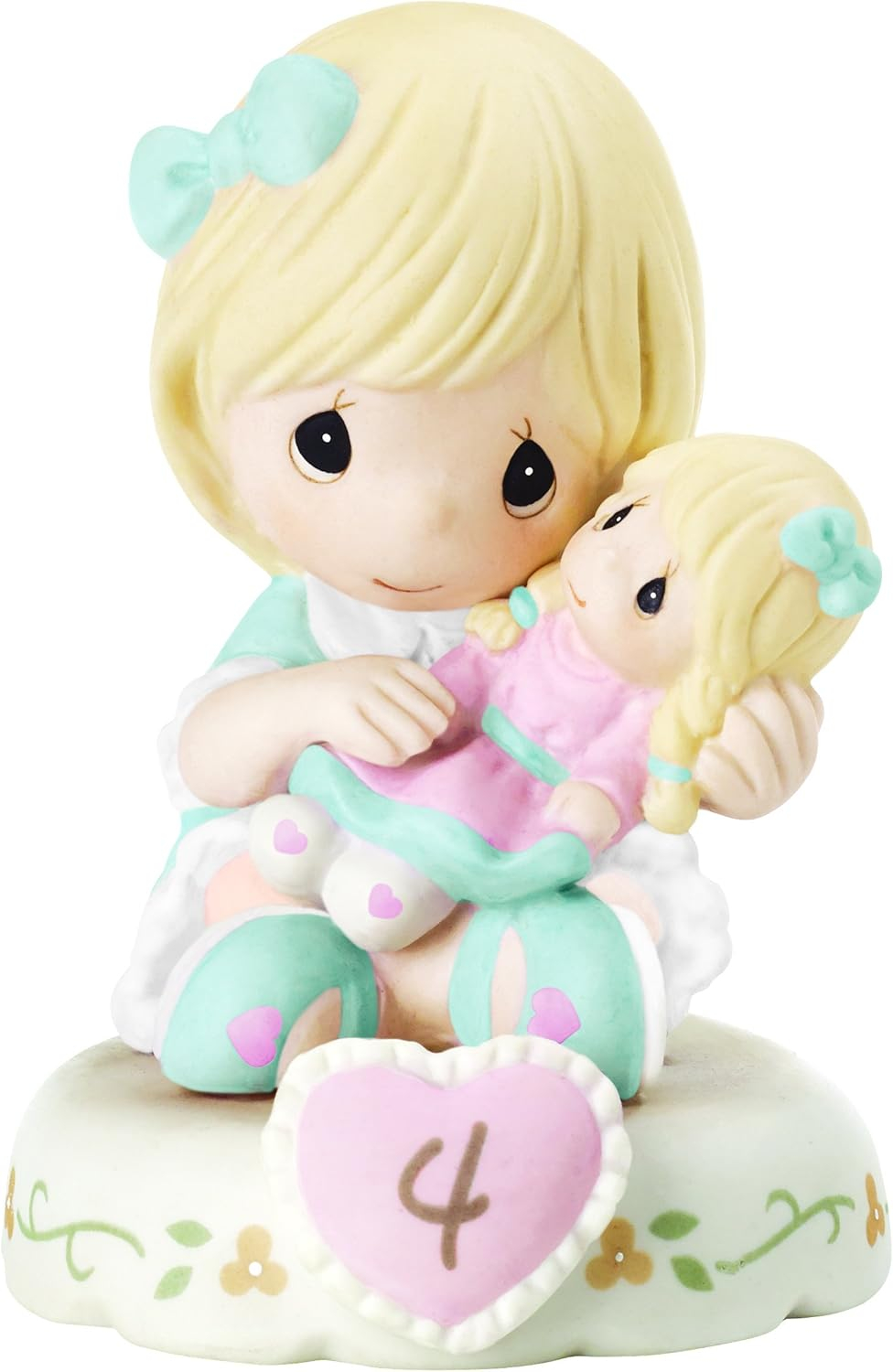 Precious Moments Growing In Grace Age 4 Blonde Girl Figurine, Count 1