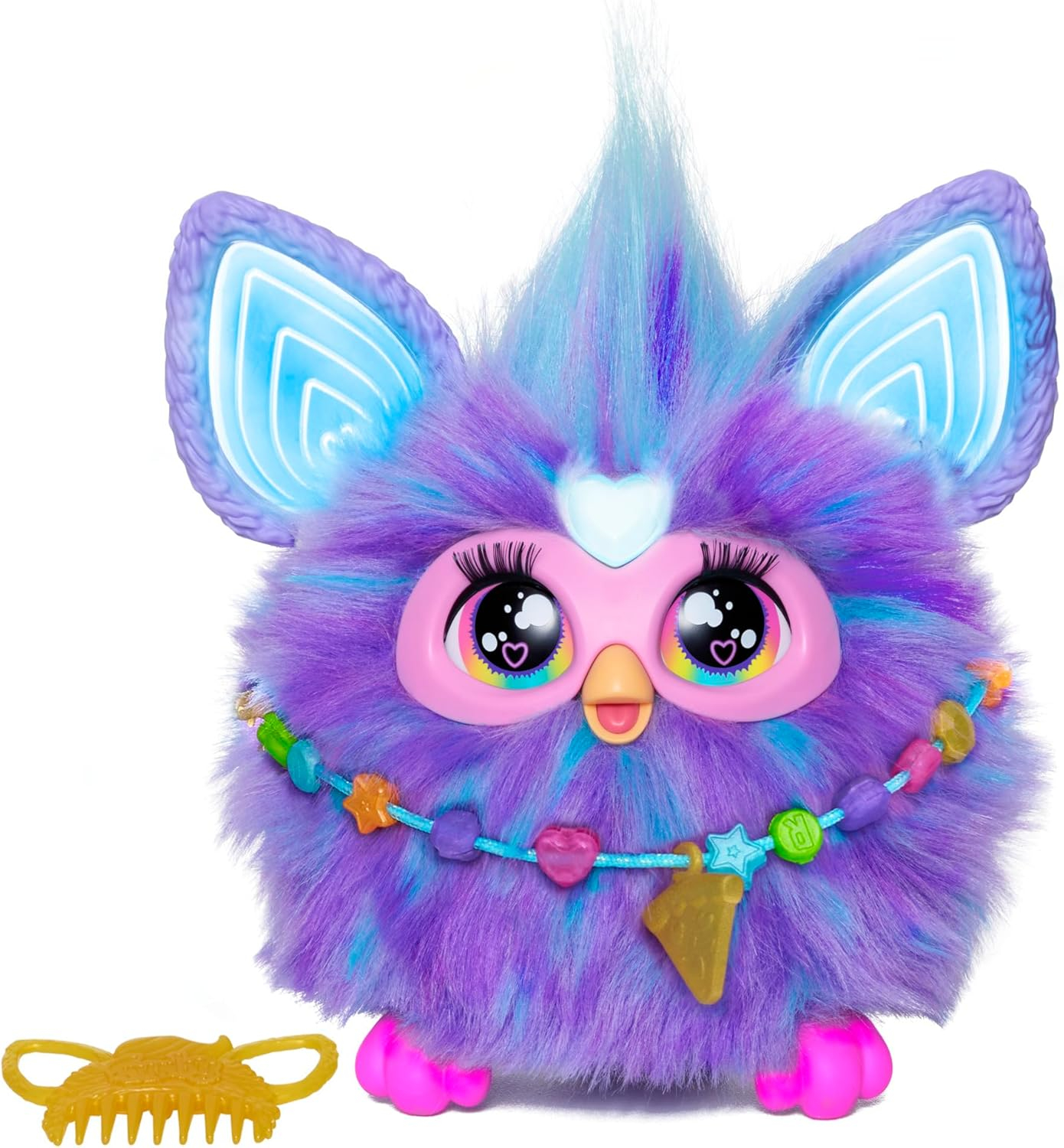 Furby Purple Plush Toy, Voice Activated, 15 Fashion Accessories, Interactive Toys, Ages 6+