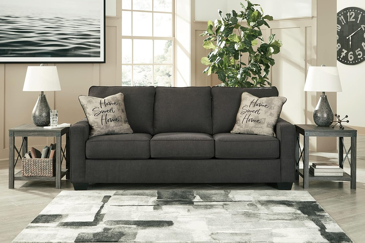 85" Square Arm Sofa