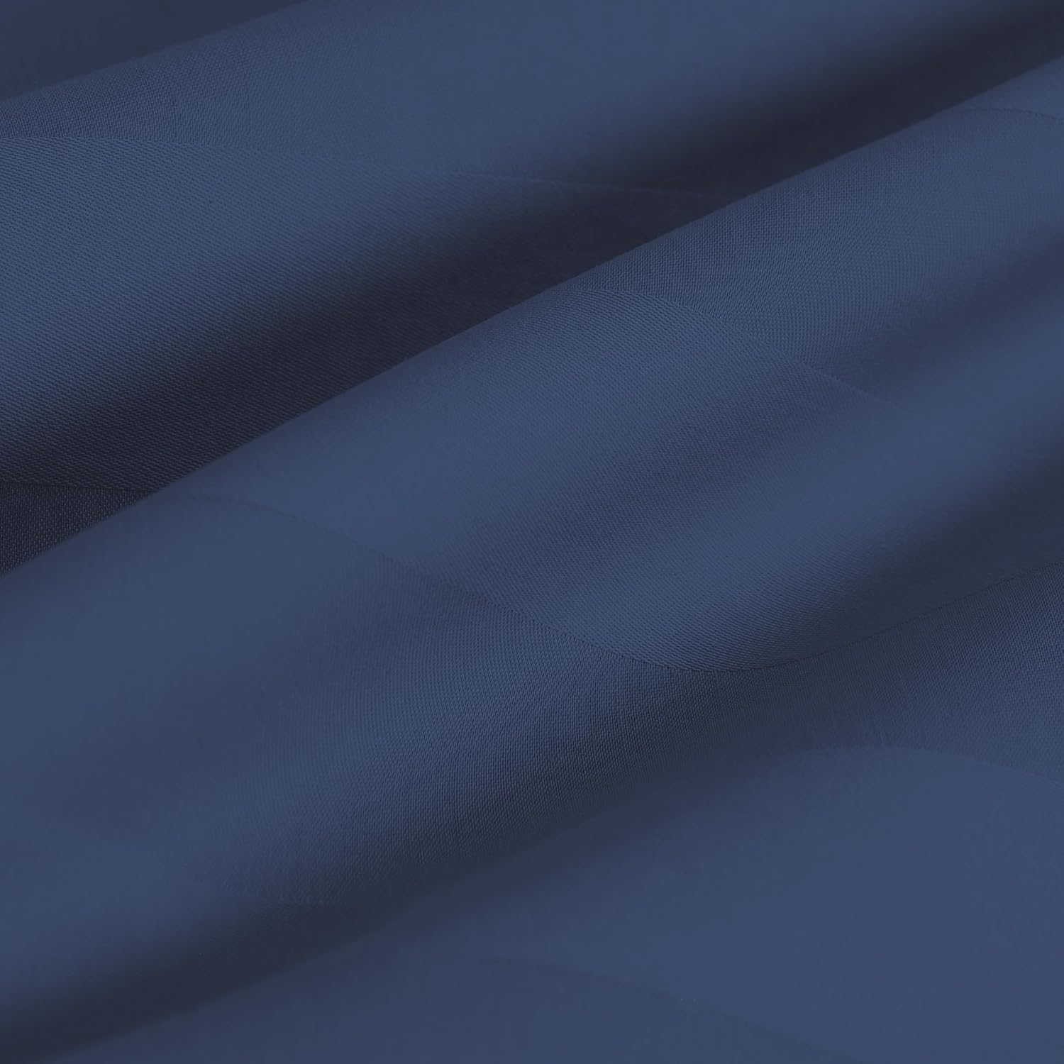 Hotel Style 600 Thread Count Navy Damask Stripe Egyptian Cotton Adult Pillow Cases, King (2 Count)