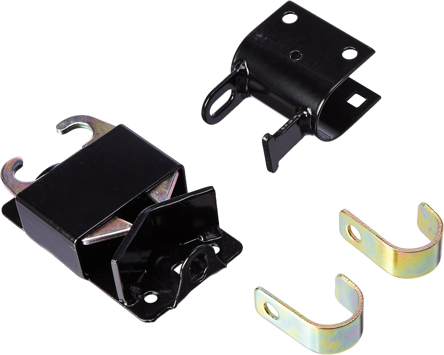 Black Steel Manual Gate Latch for Chain Link Fence