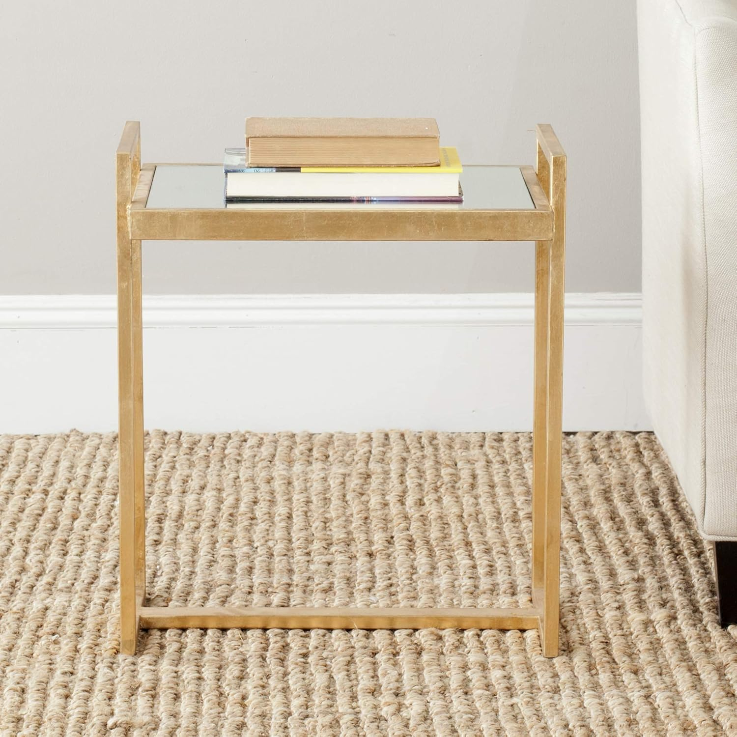 Noland Accent Table - Gold/Mirror - Safavieh.