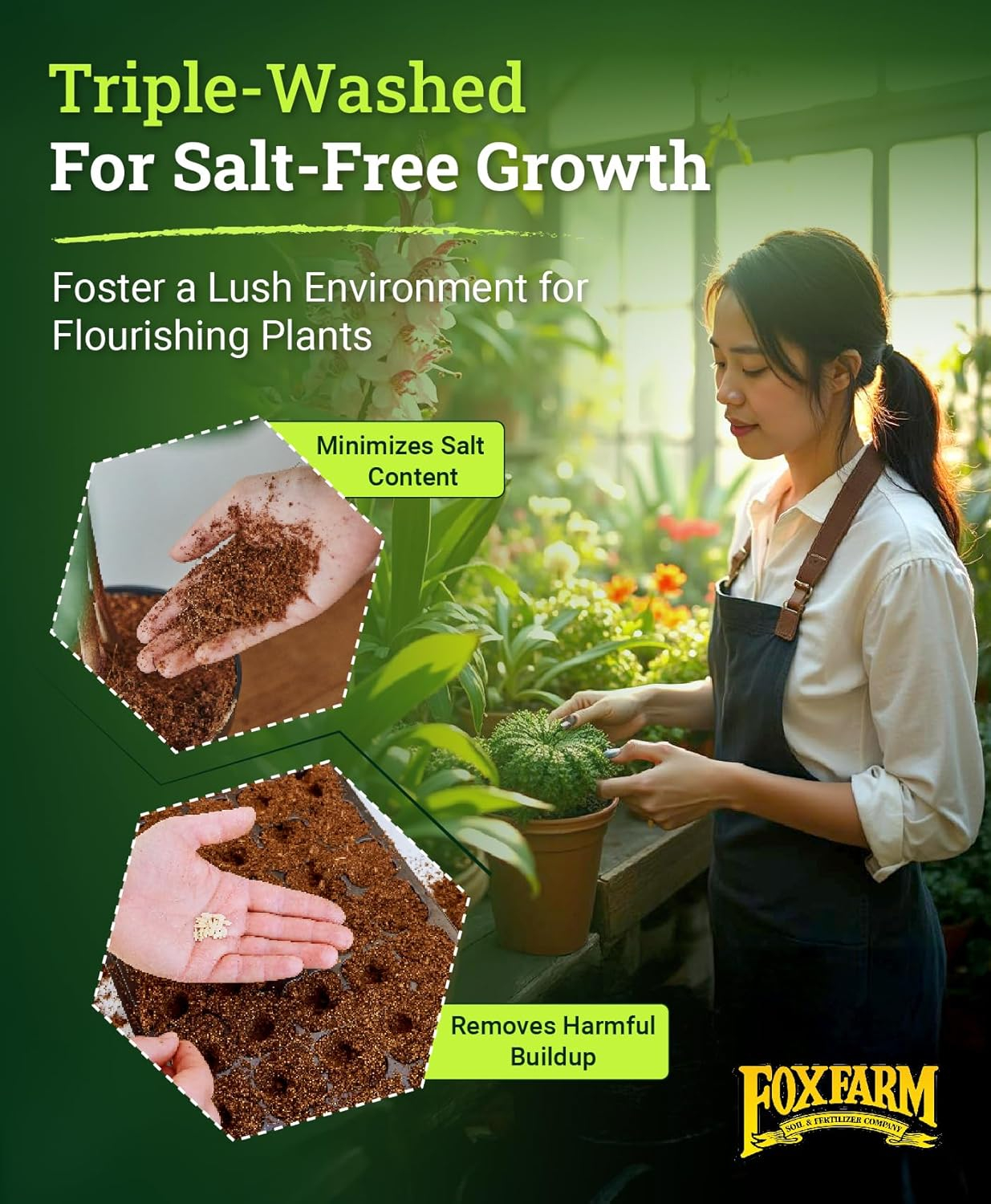 Fox Farm FX17111 FoxFarm Bush Doctor Quart Bag Coco Loco Potting Mix, 12 Qt, Soil
