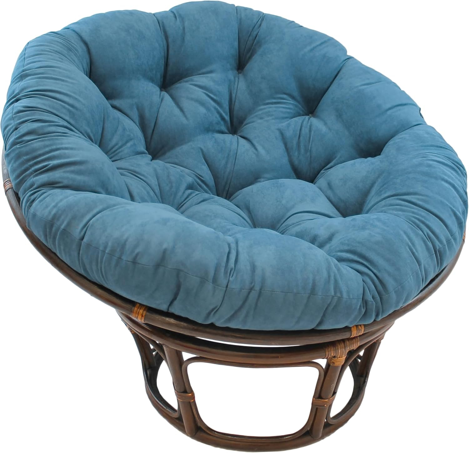 Blazing Needles 48-inch Solid Microsuede Papasan Cushion (Fits 46-inch Papasan Frame)  93302-MS-TL